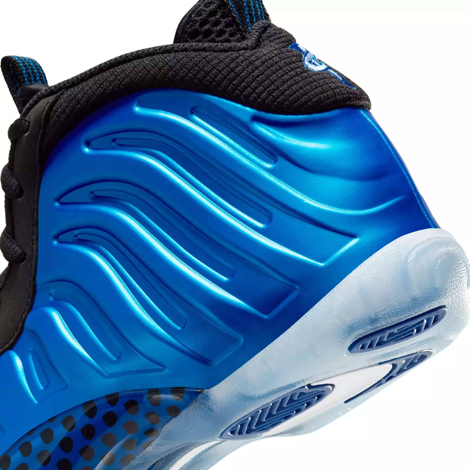 Nike Little Posite One "Neon Royal" Grade School Kids' Shoe - NEON ROYAL/WHITE/BLACK