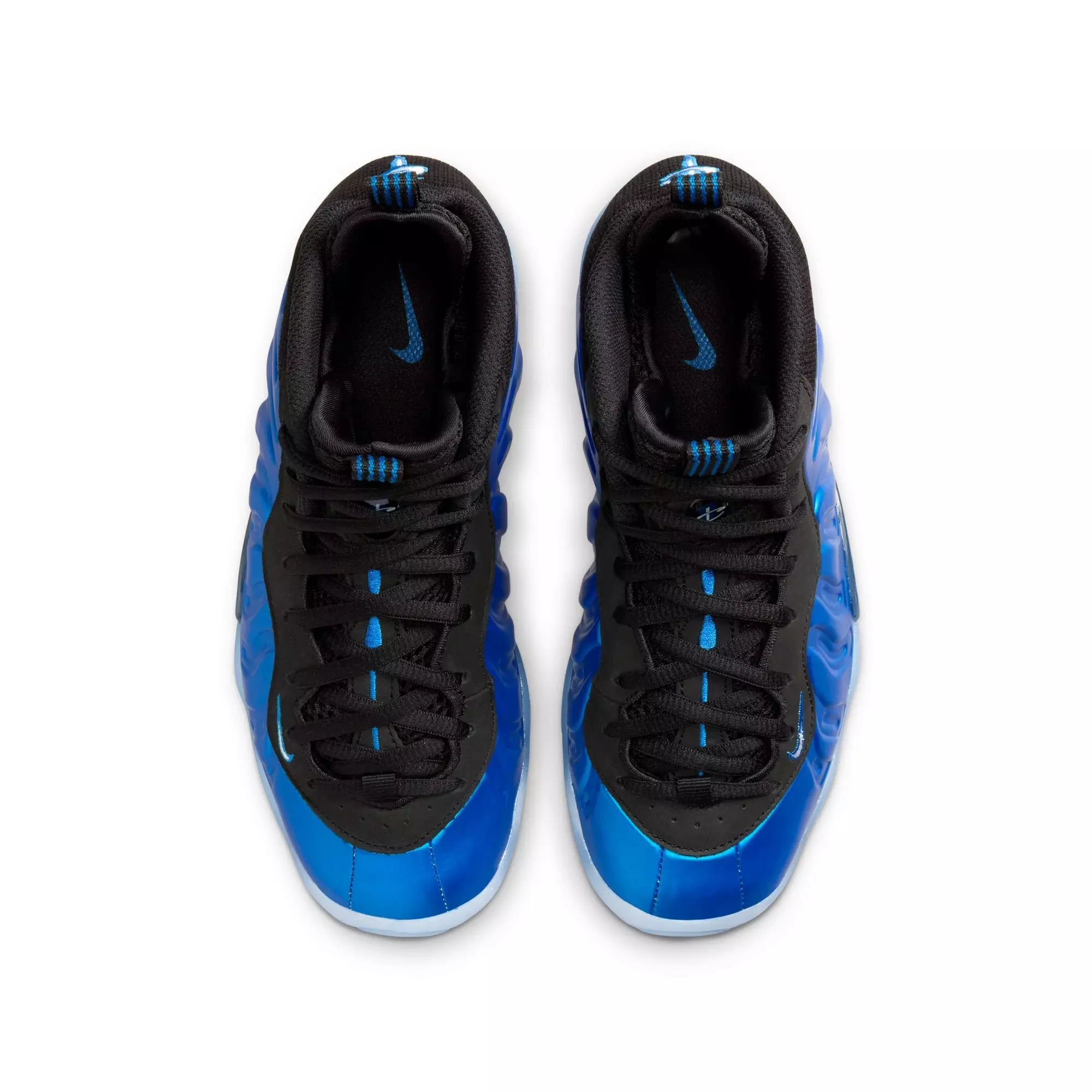 Nike Little Posite One "Neon Royal" Grade School Kids' Shoe - NEON ROYAL/WHITE/BLACK