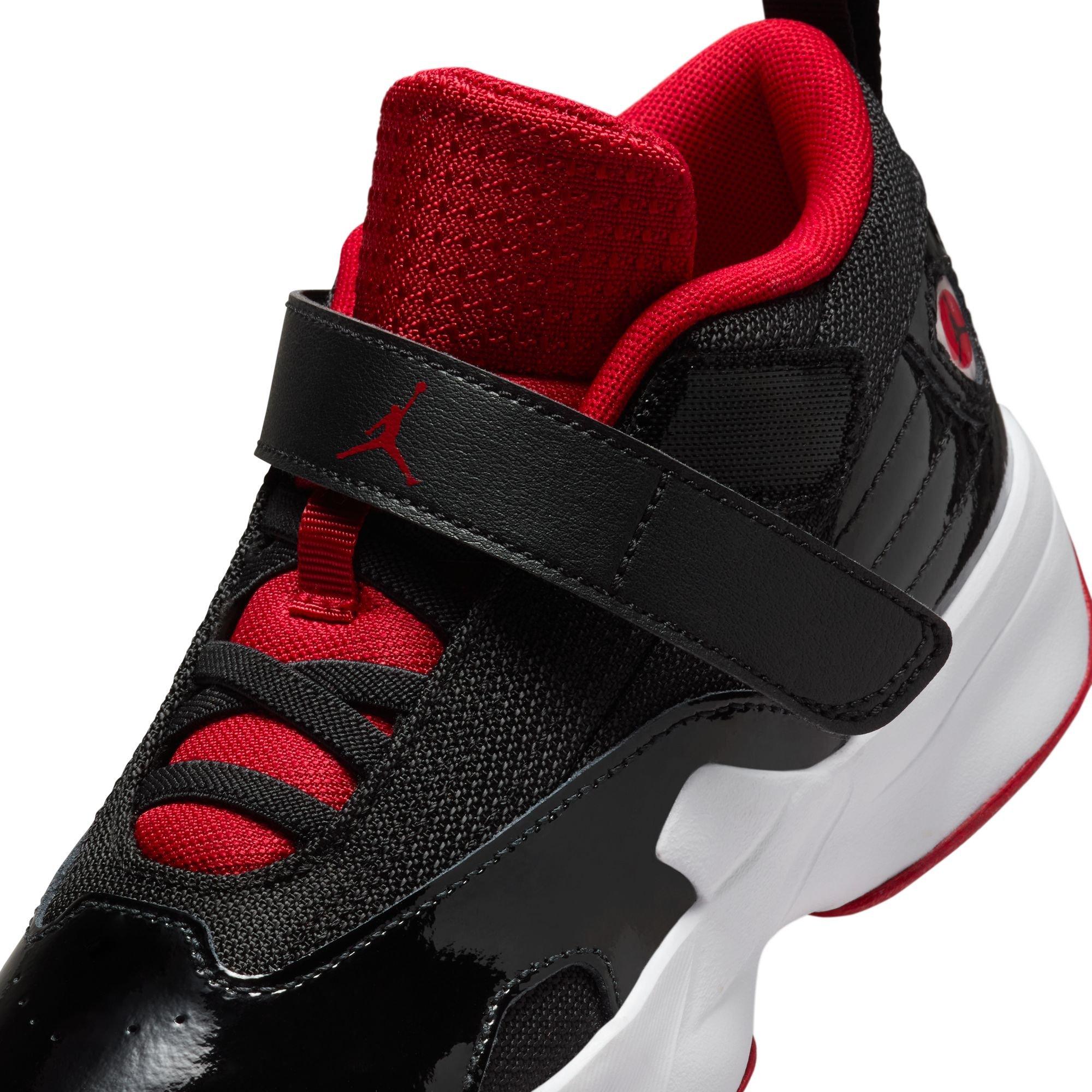 Jordan Max Aura 6 Preschool Boys' "Black/Gym Red/White" Shoe