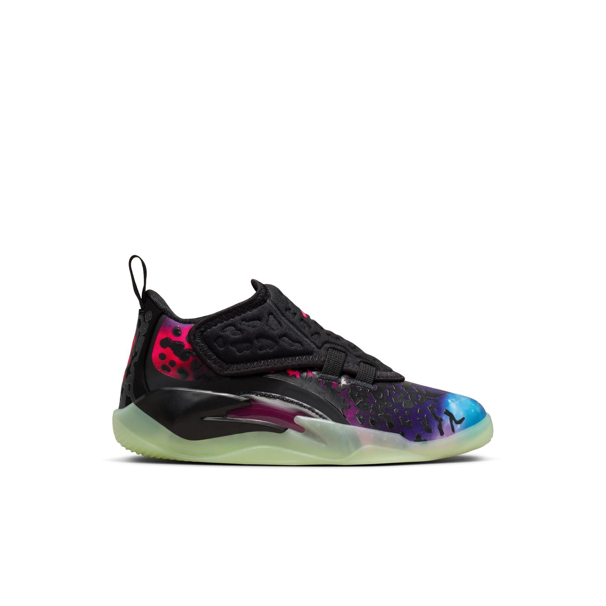 Jordan Zion 3 "Lift Off" Preschool Kids' Basketball Shoe - BLACK/SOLAR RED/VIVID PURPLE Thumbnail View 1