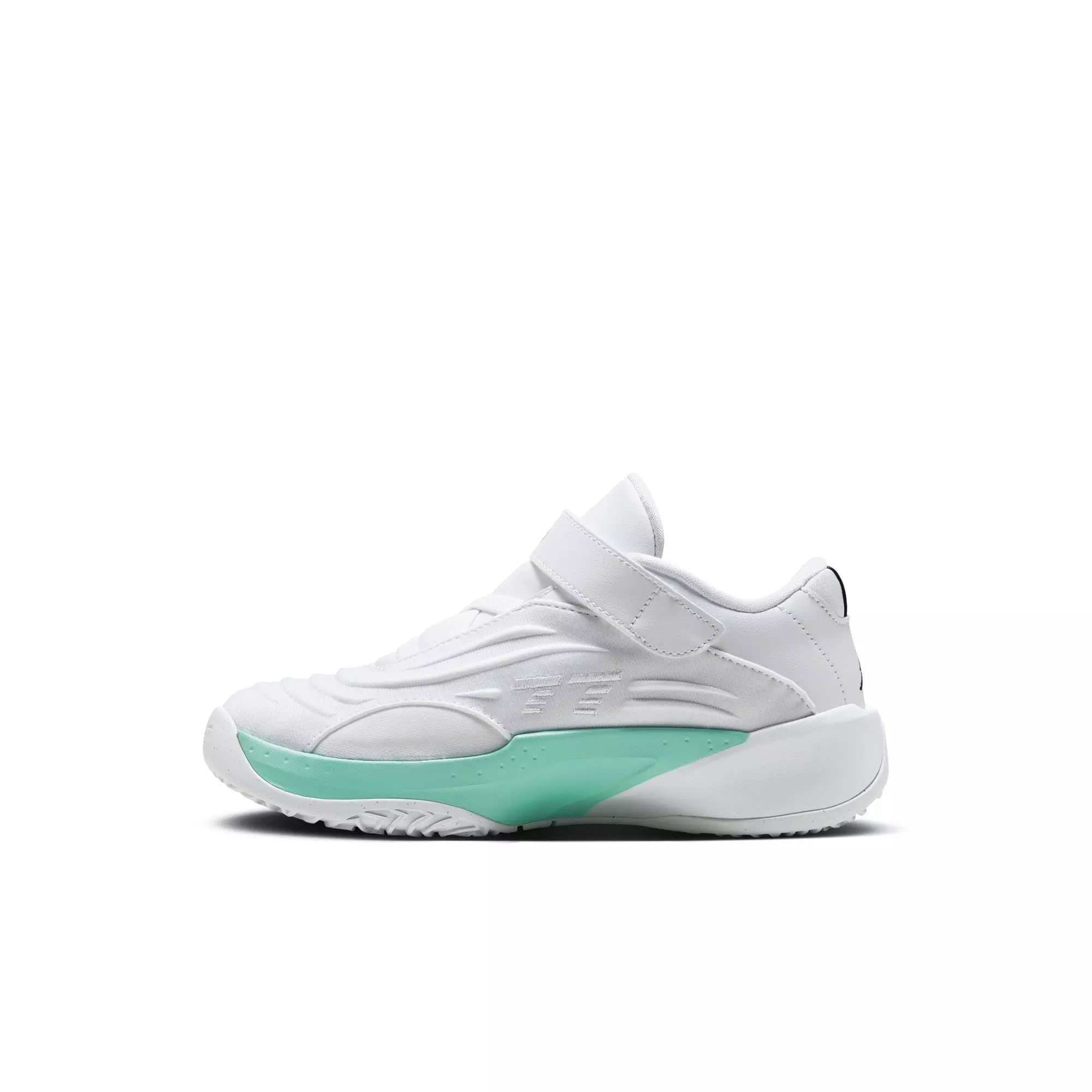 Jordan Luka 3 "Photo Finish" Preschool Kids' Basketball Shoe - WHITE/BLACK/VOLT GLOW