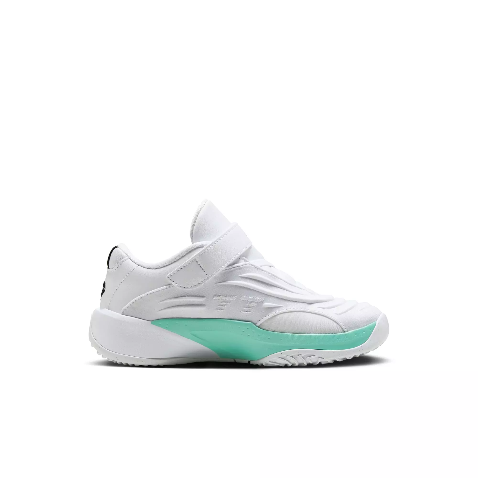 Jordan Luka 3 "Photo Finish" Preschool Kids' Basketball Shoe - WHITE/BLACK/VOLT GLOW