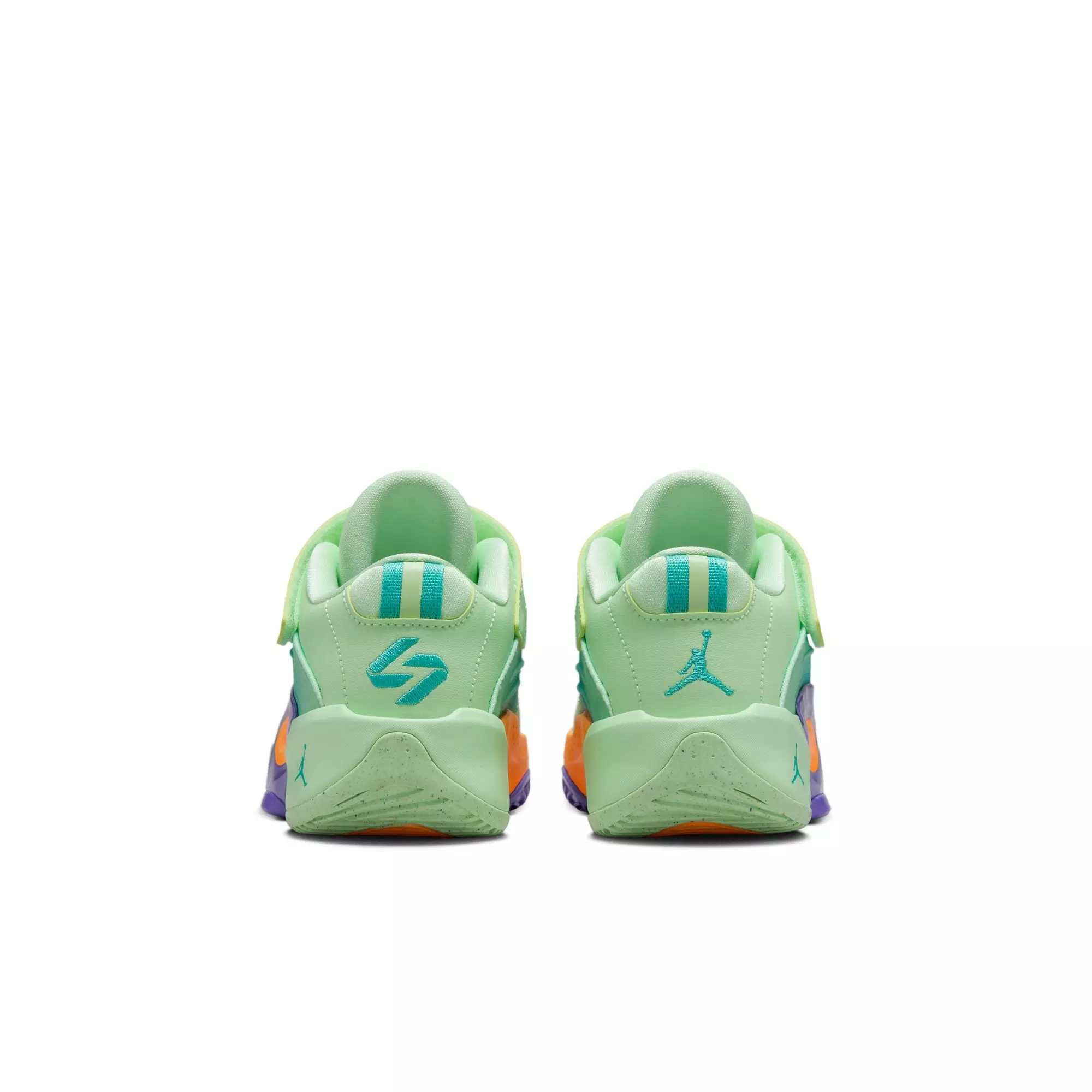 Jordan Luka 3 "Vapor Green/Hyper Jade/Cone" Preschool Boys' Basketball Shoe - GREEN/PURPLE