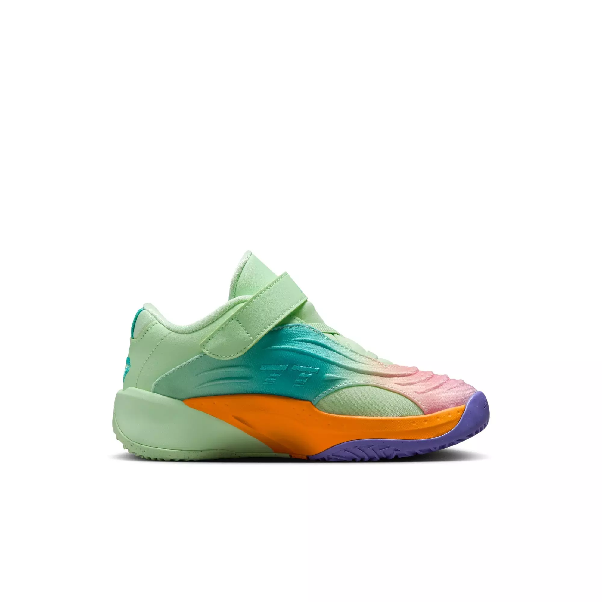 Jordan Luka 3 "Vapor Green/Hyper Jade/Cone" Preschool Boys' Basketball Shoe - GREEN/PURPLE