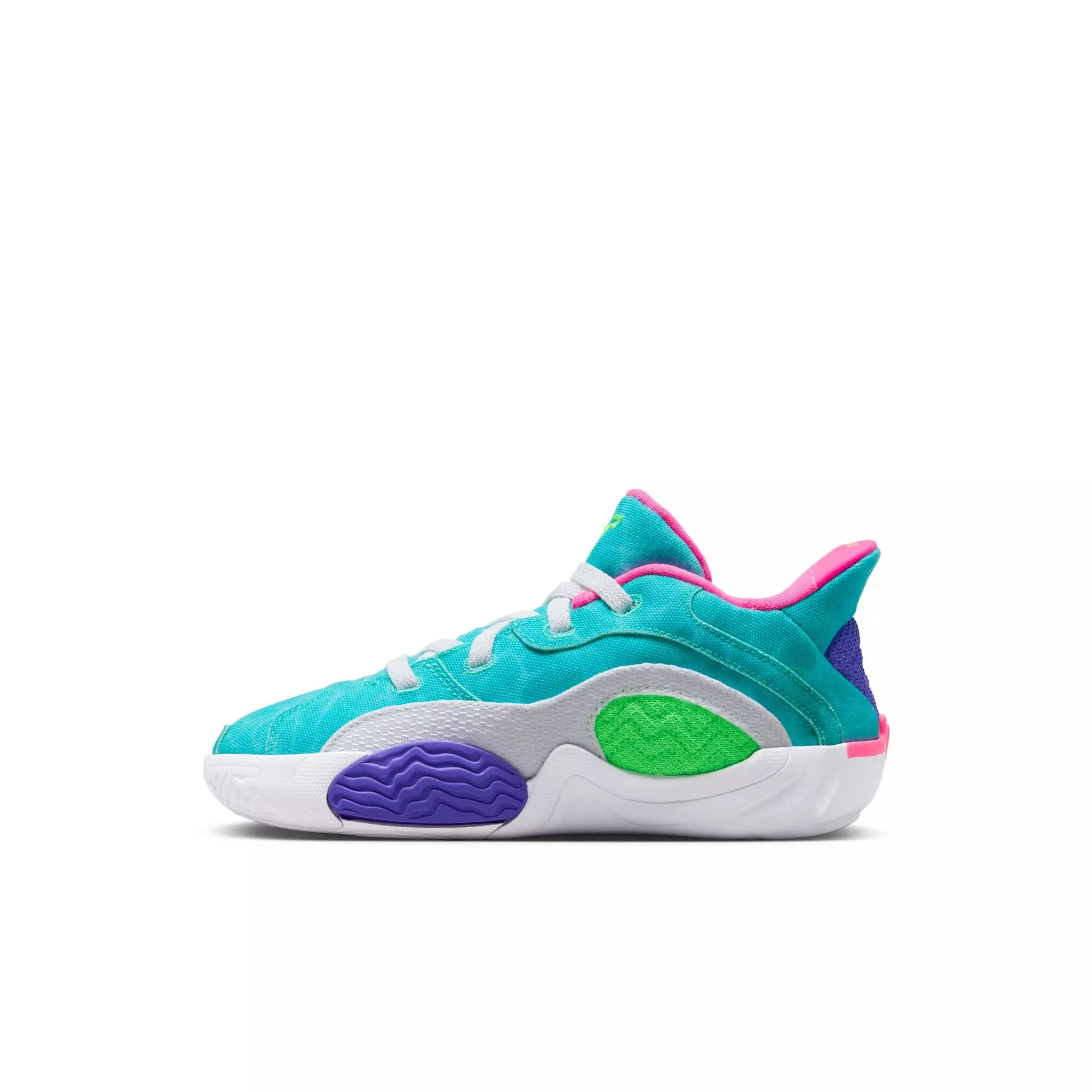 Jordan Tatum 2 "Wavy Deuce" Preschool Kids' Basketball Shoe - GREEN STRIKE/WHITE/HYPER PINK