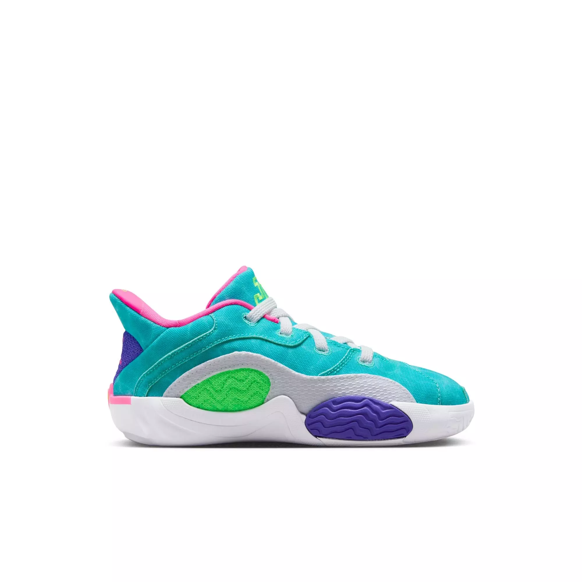 Jordan Tatum 2 "Wavy Deuce" Preschool Kids' Basketball Shoe - GREEN STRIKE/WHITE/HYPER PINK