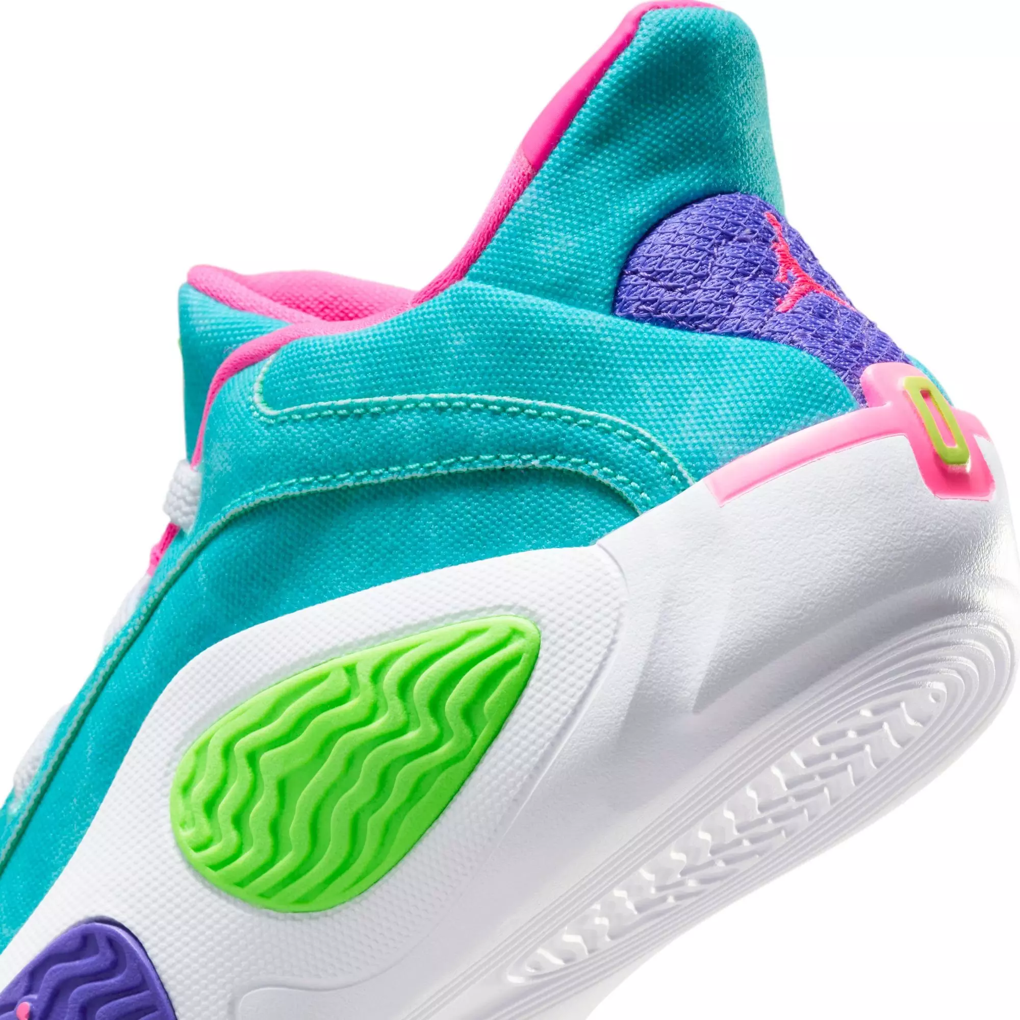 Jordan Tatum 2 "Wavy Deuce" Preschool Kids' Basketball Shoe - GREEN STRIKE/WHITE/HYPER PINK