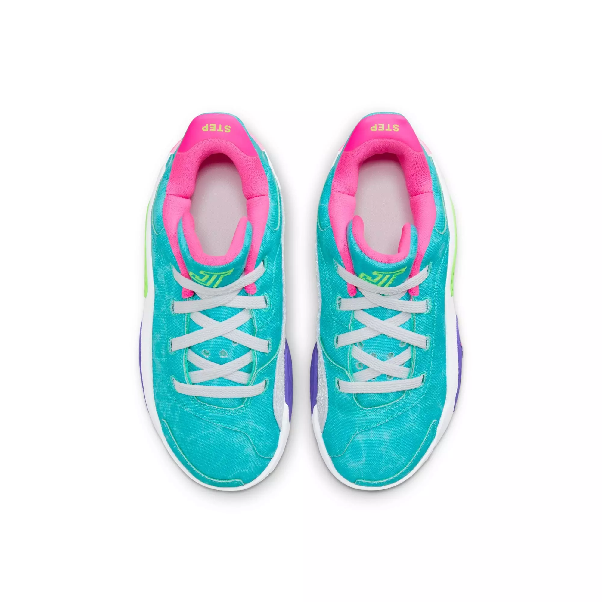 Jordan Tatum 2 "Wavy Deuce" Preschool Kids' Basketball Shoe - GREEN STRIKE/WHITE/HYPER PINK