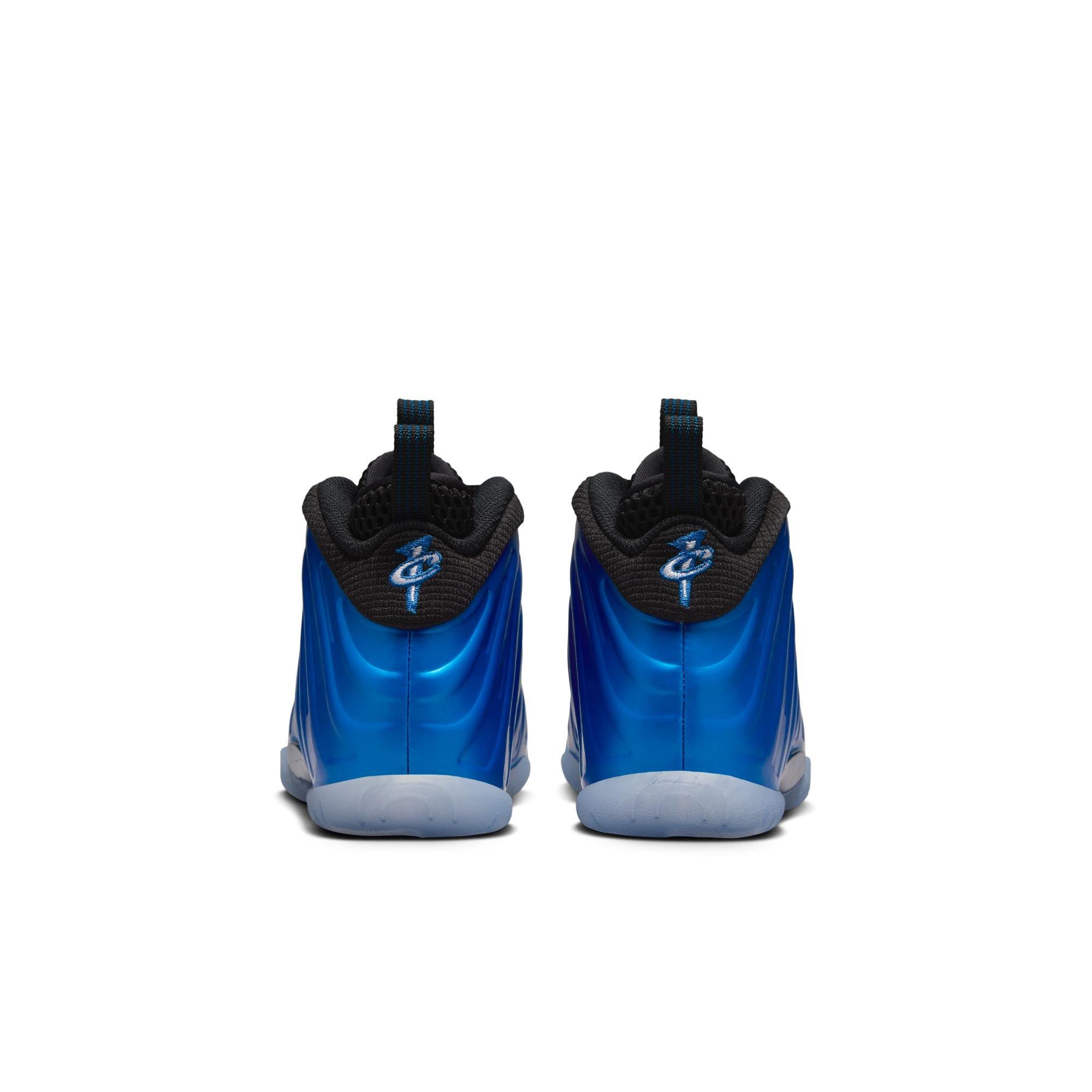 Nike Little Posite One "Neon Royal" Preschool Kids' Shoe - NEON ROYAL/WHITE/BLACK Thumbnail View 8
