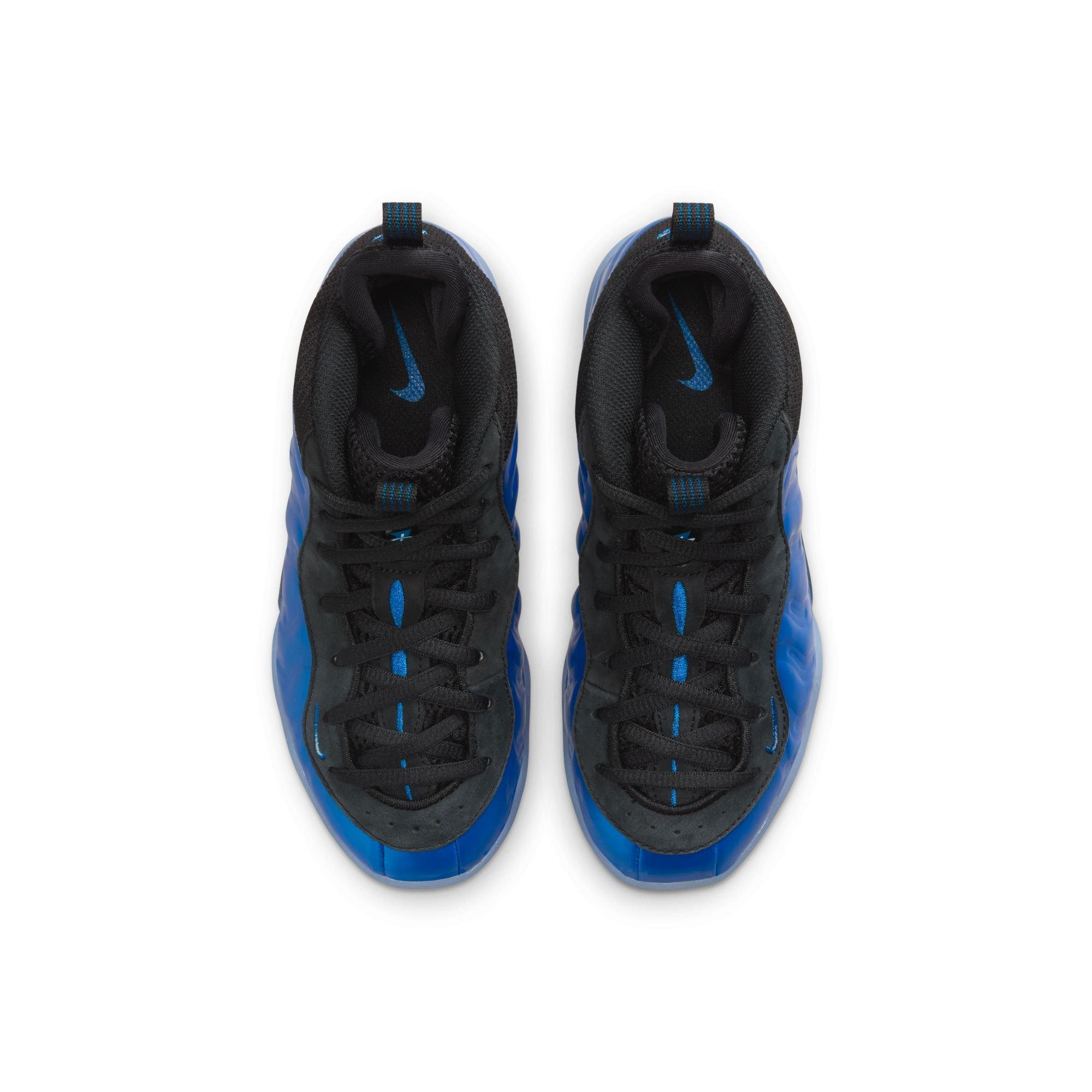 Nike Little Posite One "Neon Royal" Preschool Kids' Shoe - NEON ROYAL/WHITE/BLACK Thumbnail View 9