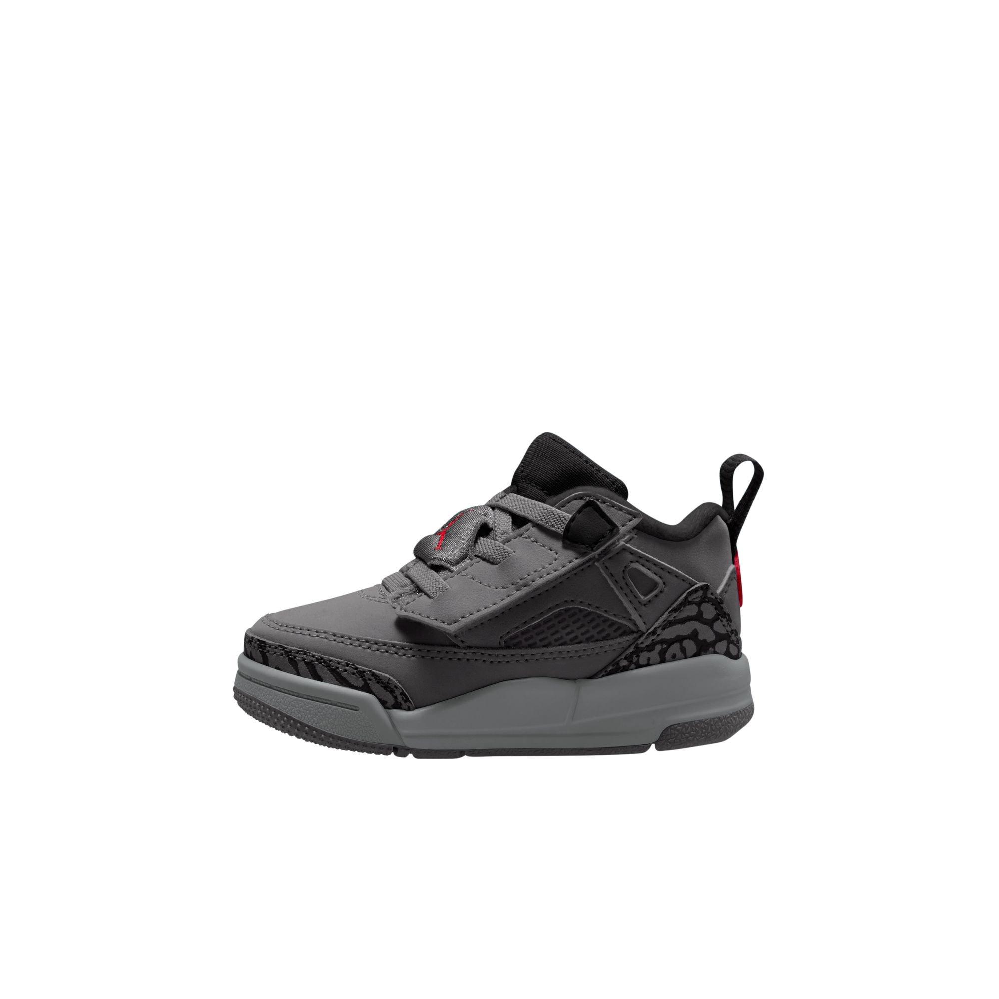 Jordan Spizike Low Boys' "Anthracite/Gym Red/Black" Shoe