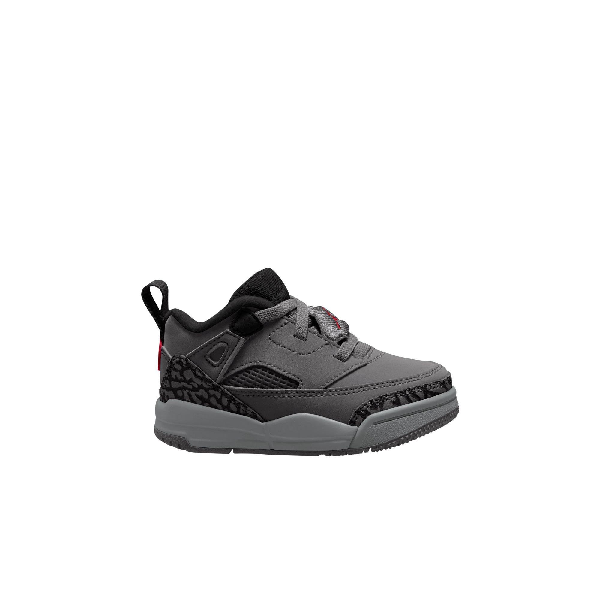 Jordan Spizike Low Boys' "Anthracite/Gym Red/Black" Shoe