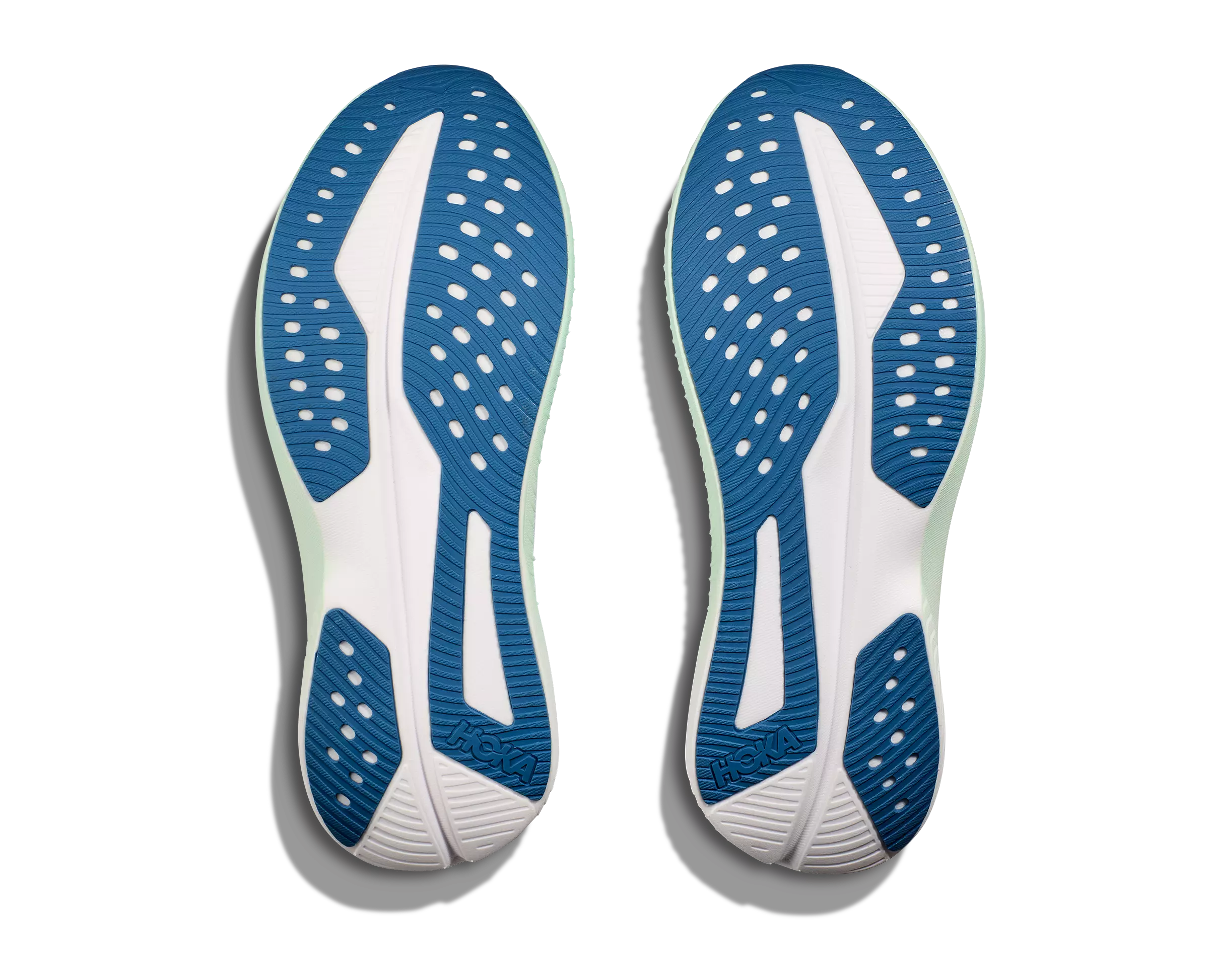 Hoka Mach 6 "White/Gold/Teal" Men's Running Shoe - WHITE/GOLD