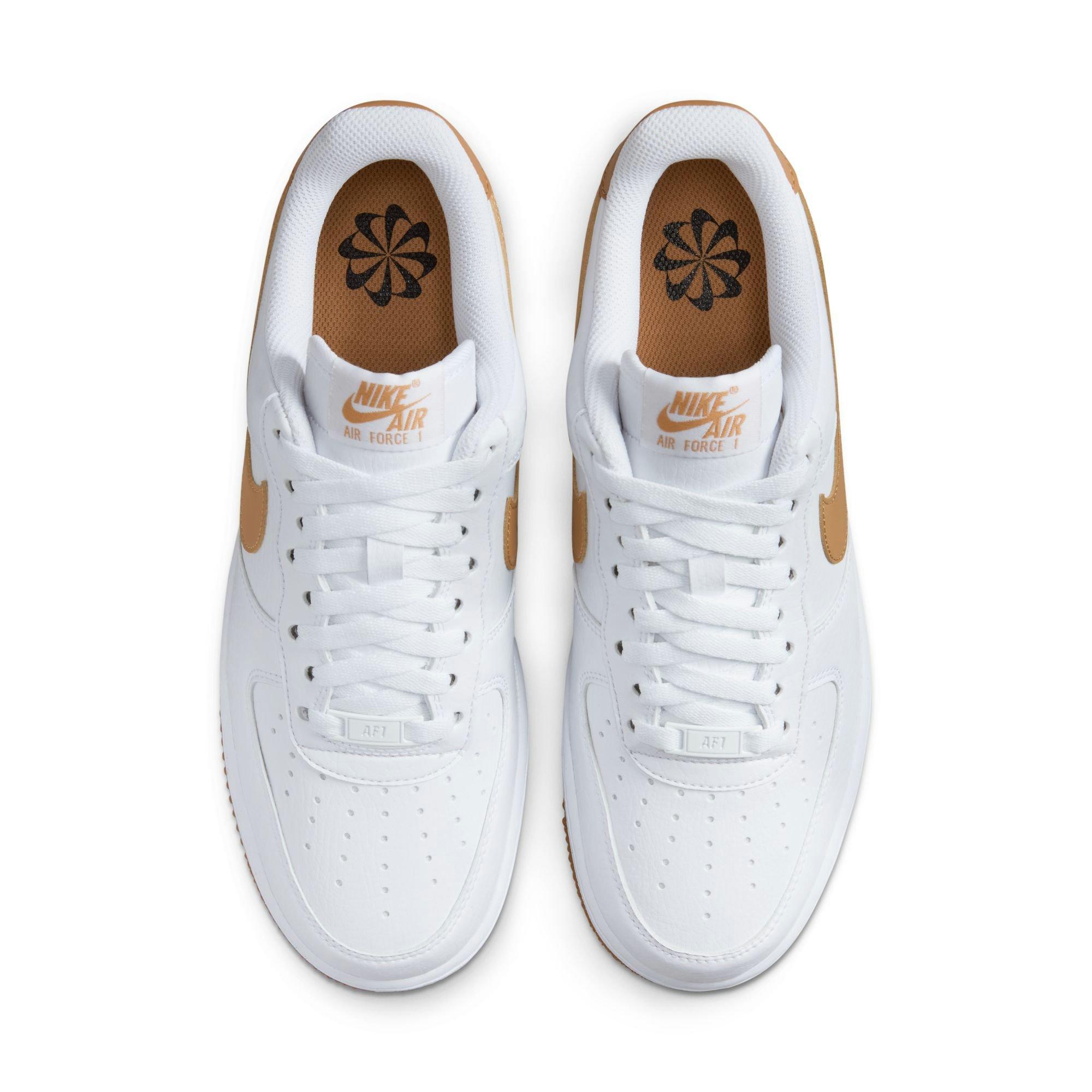 Nike Air Force 1 '07 Next Nature "White/Flax" Women's Shoe - WHITE/BROWN Thumbnail View 7