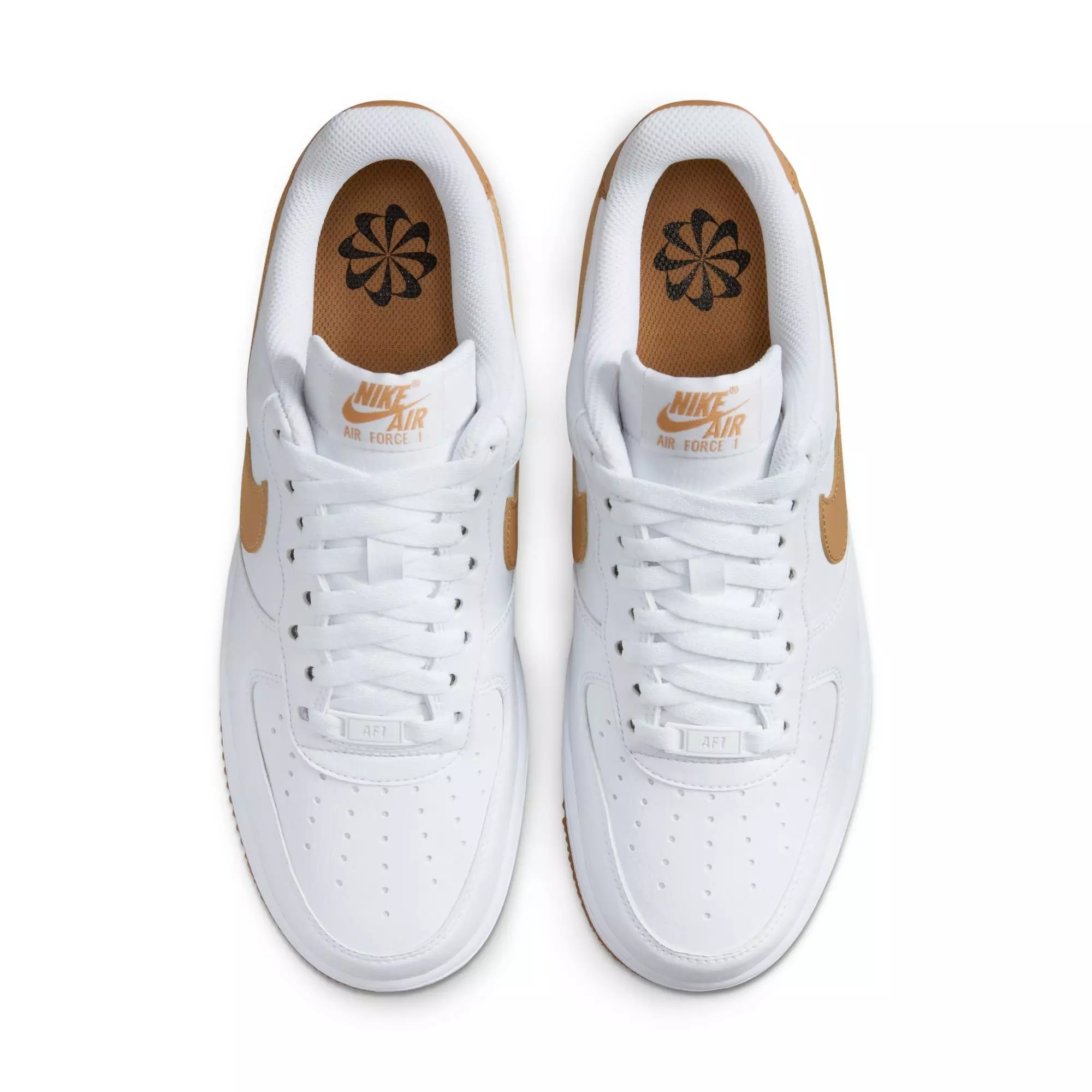 Nike Air Force 1 '07 Next Nature "White/Flax" Women's Shoe - WHITE/BROWN