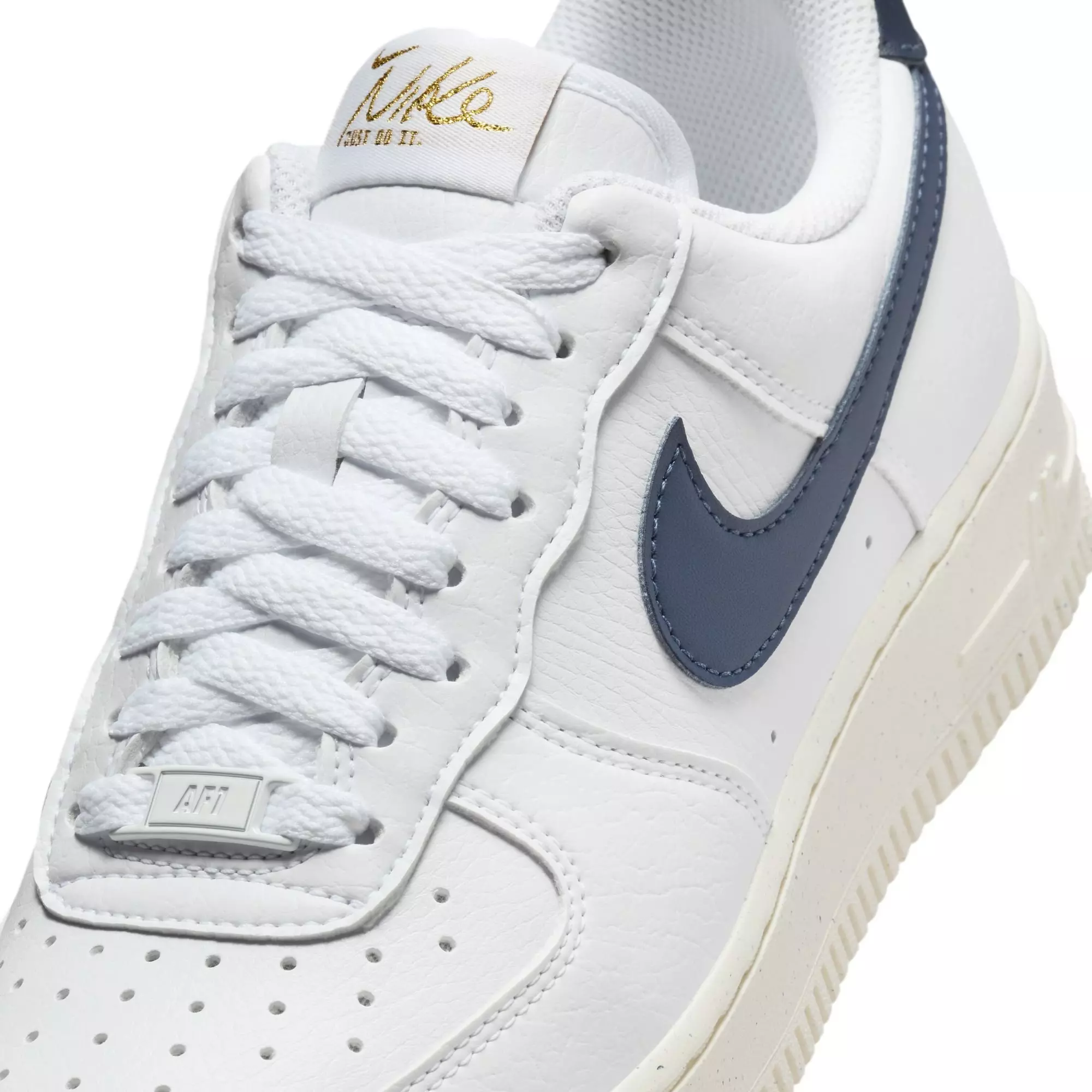 Nike Air Force 1 '07 Next Nature "Obsidian" Women's Shoe - WHITE/OBSIDIAN/PALE IVORY