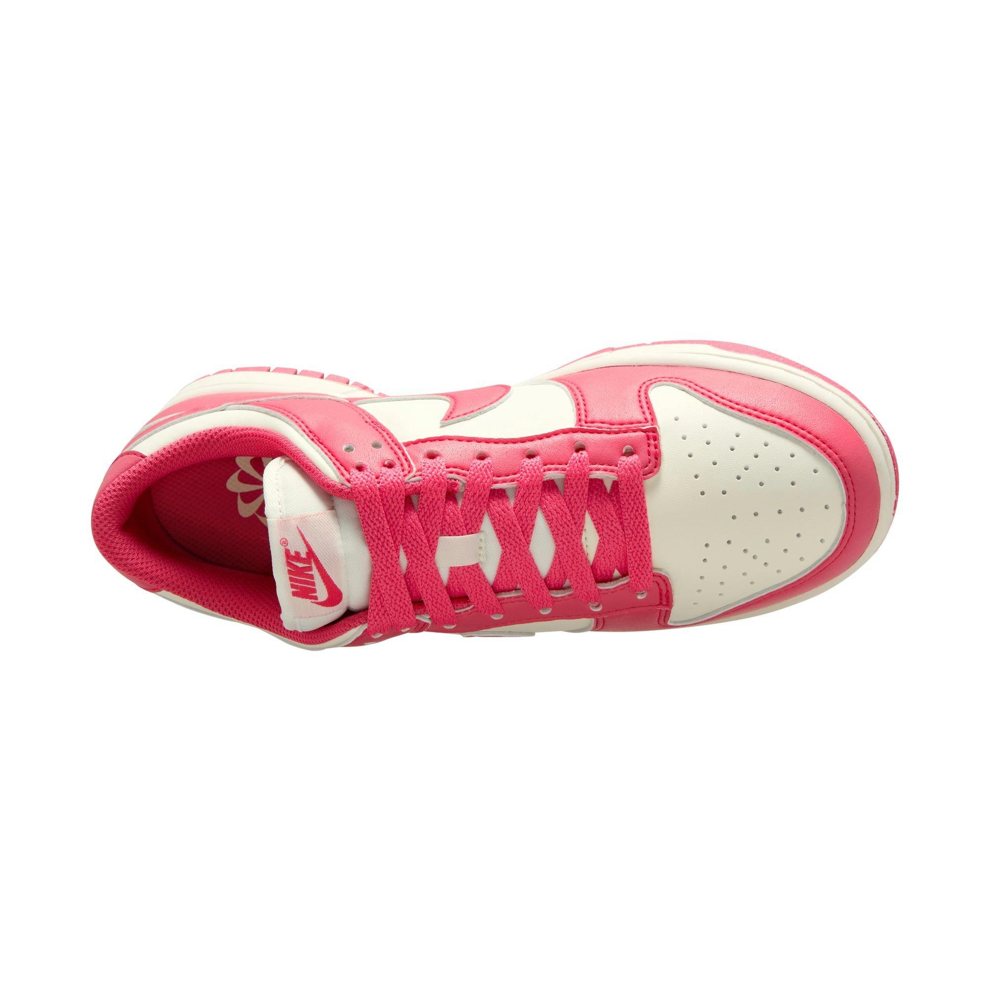 Nike Dunk Low "Aster Pink/Sail" Women's Shoe - PINK/WHITE Thumbnail View 8
