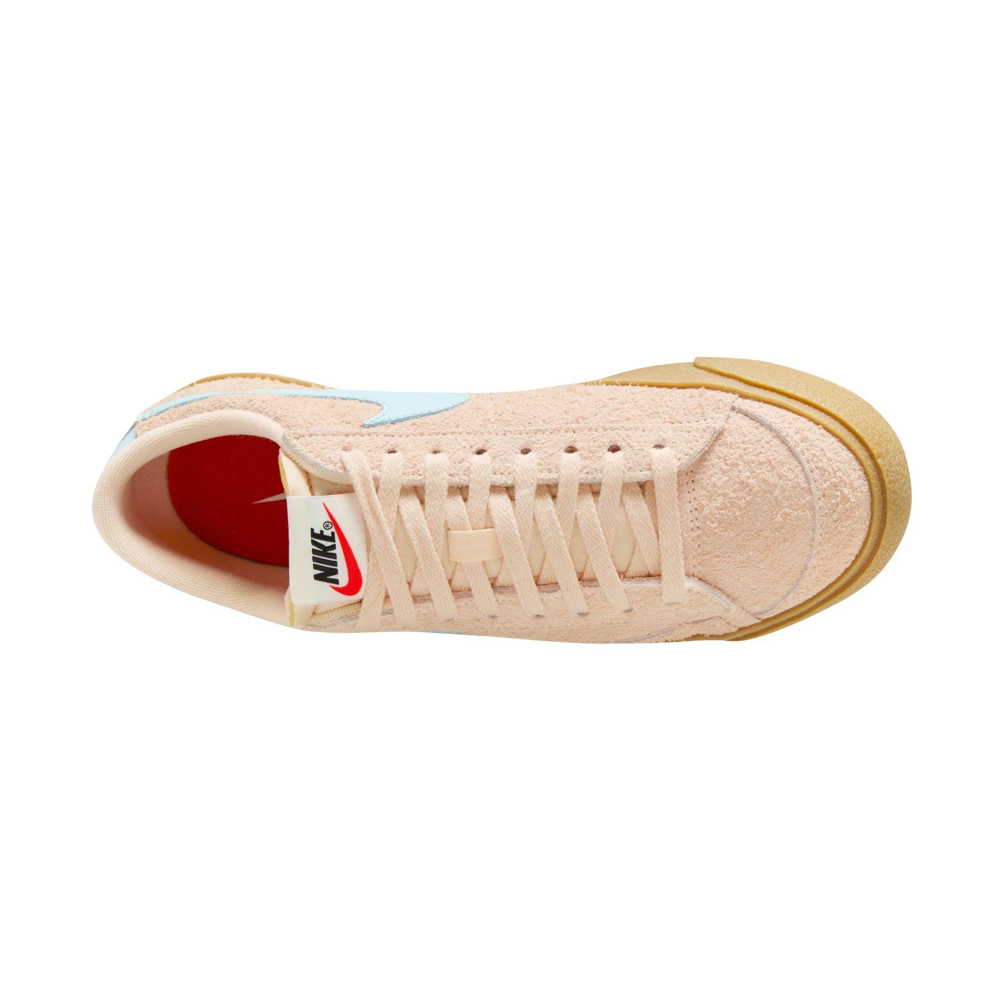 Nike Blazer Low '77 Vintage "Crimson Tint/Glacier Blue" Women's Shoe - PINK/BLUE Thumbnail View 8