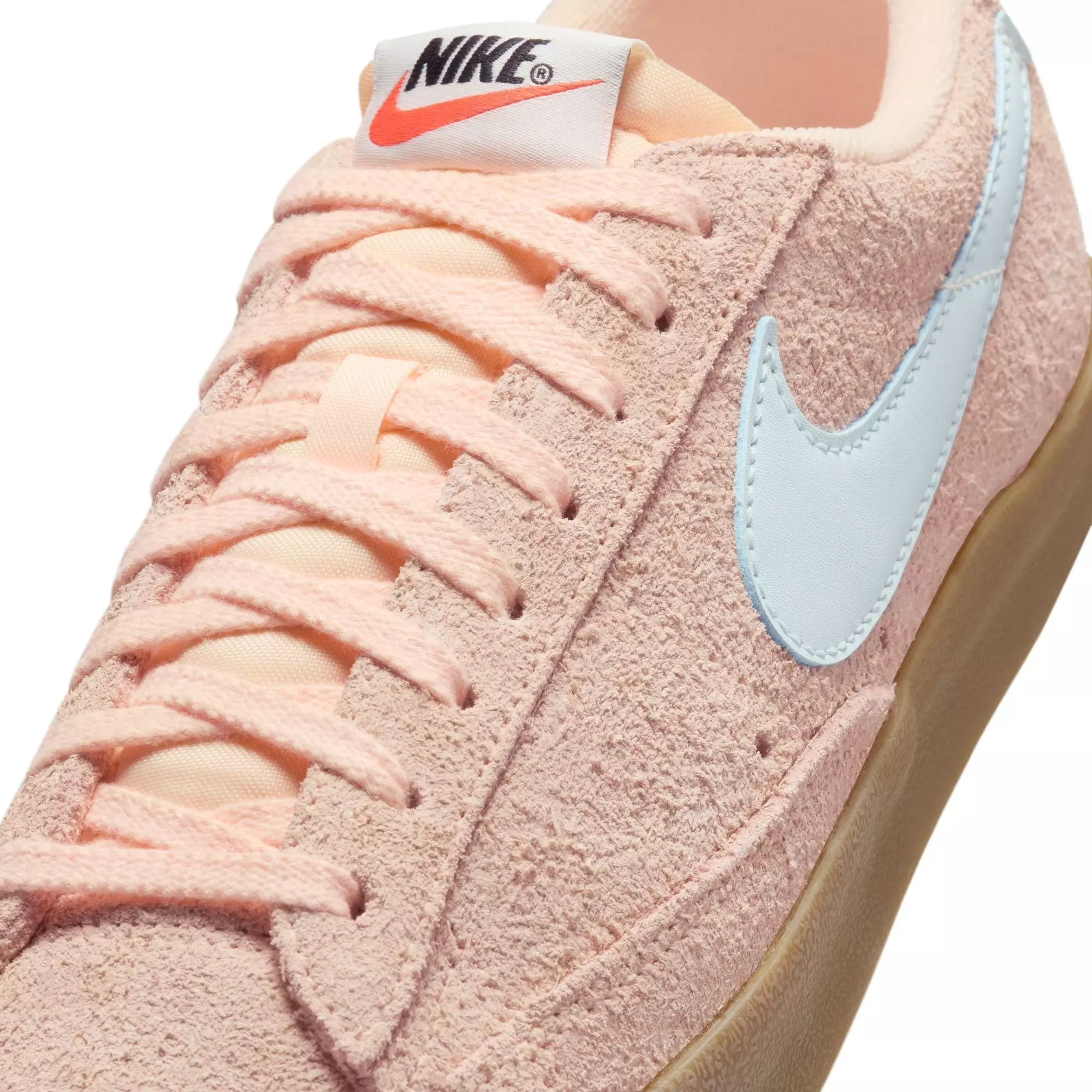 Nike Blazer Low '77 Vintage "Crimson Tint/Glacier Blue" Women's Shoe - PINK/BLUE
