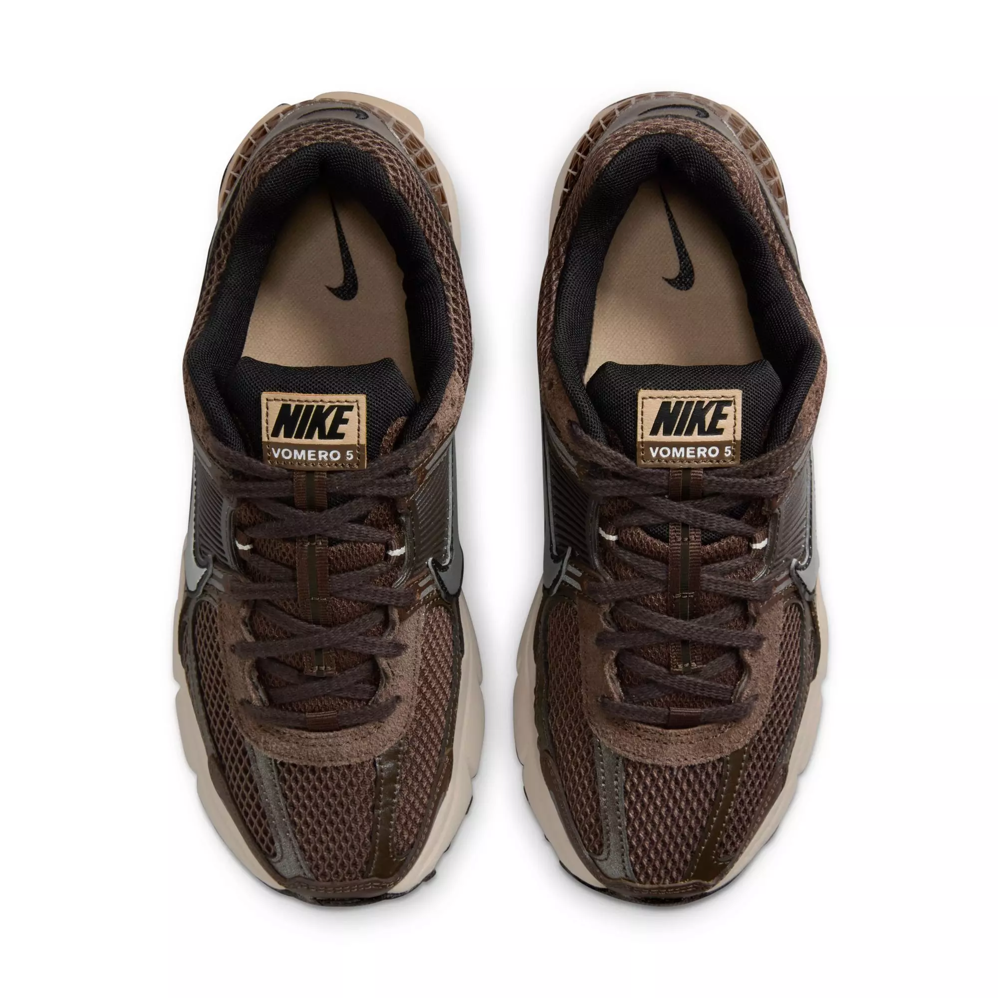 Nike Zoom Vomero 5 "Baroque Brown/Chrome/Lt Orewood Brn/Hemp" Women's Shoe - BROWN/WHITE