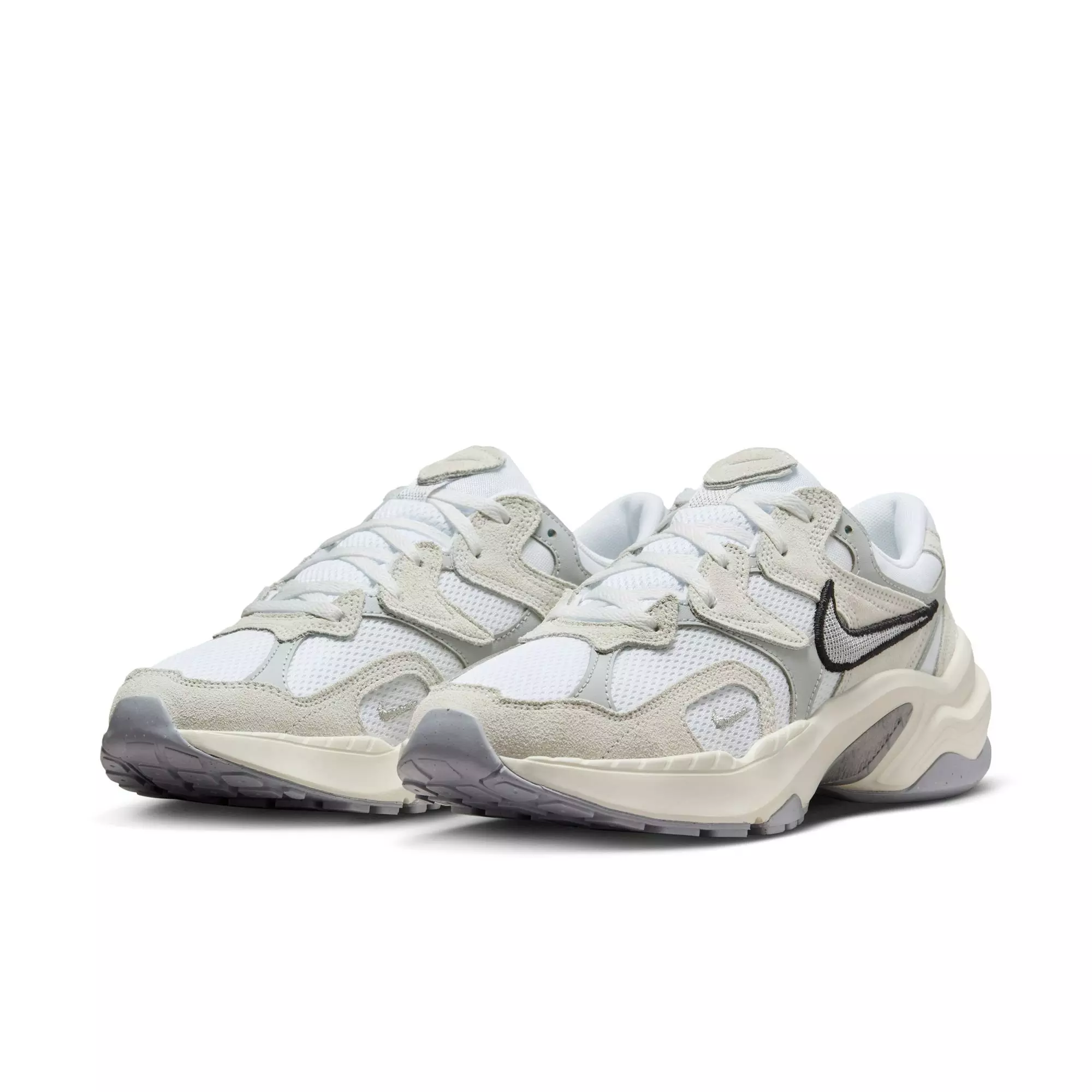 Nike AL8 "White/Metallic Silver/Black/Sail" Women's Shoe - WHITE/SILVER