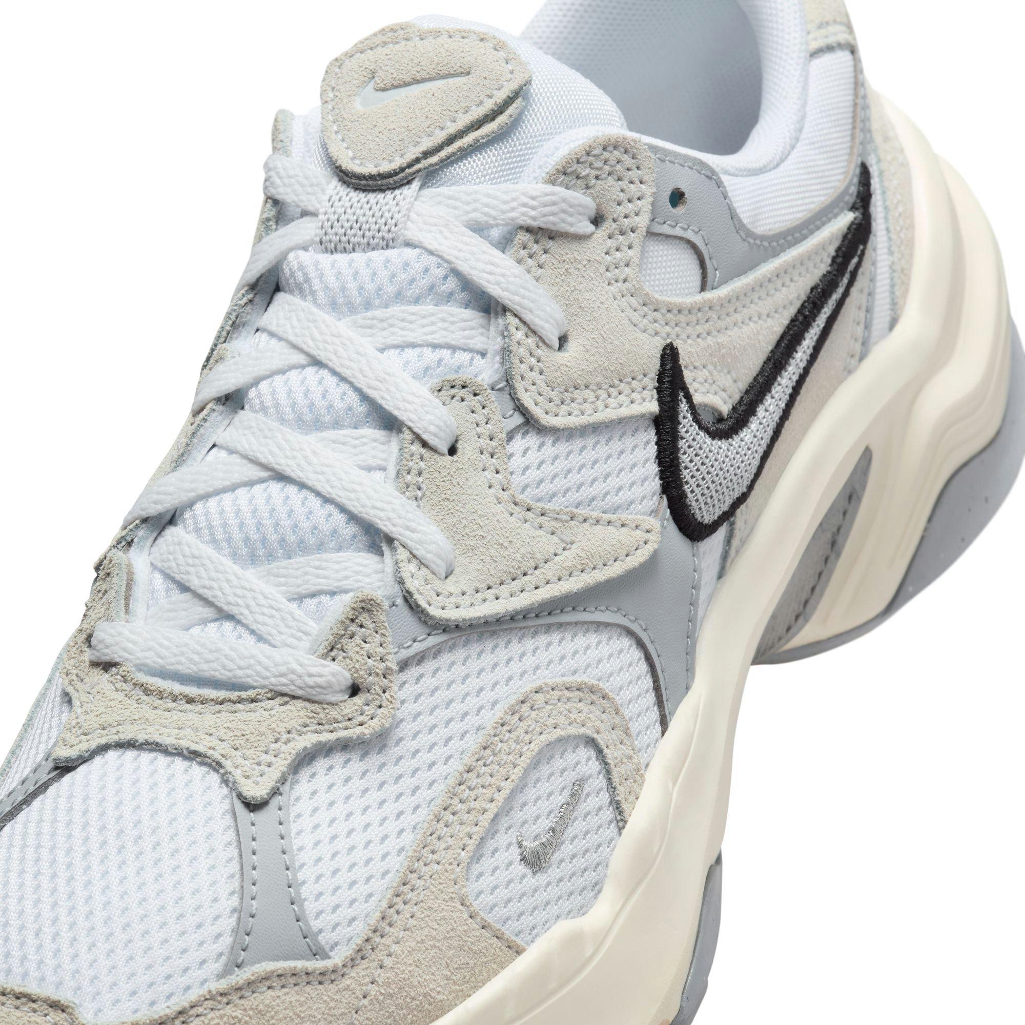 Nike AL8 "White/Metallic Silver/Black/Sail" Women's Shoe - WHITE/SILVER Thumbnail View 10