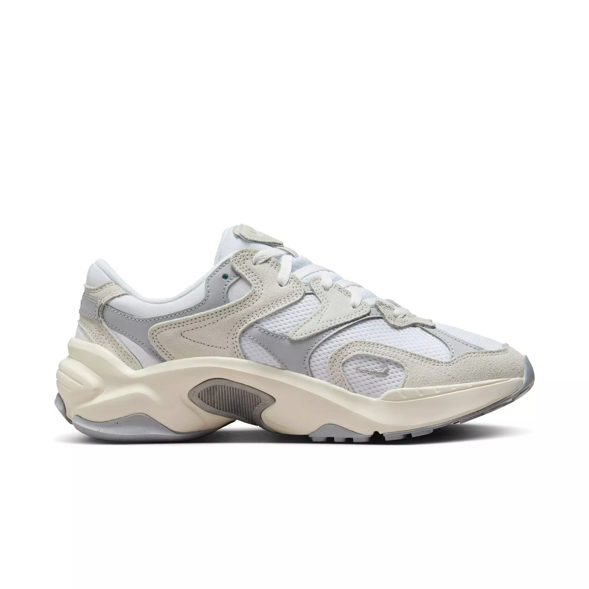 Nike AL8 "White/Metallic Silver/Black/Sail" Women's Shoe - WHITE/SILVER