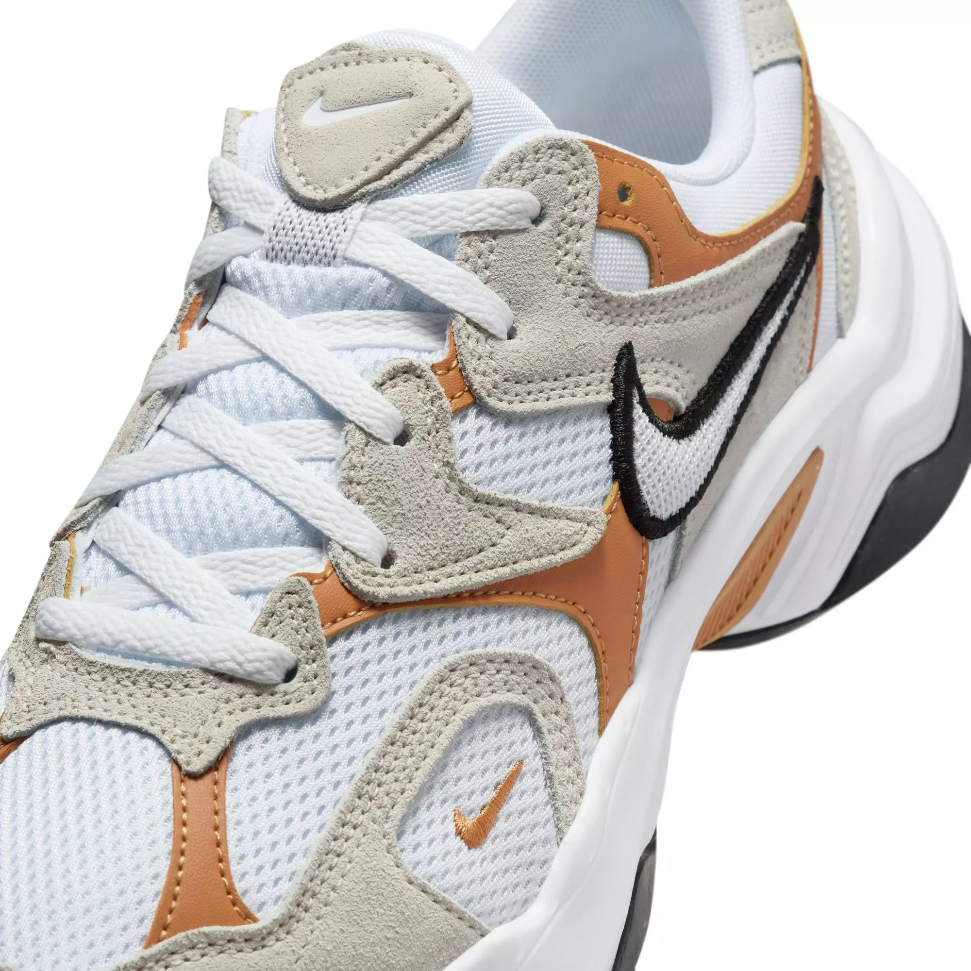 Nike AL8 "Flax/White/Lt Orewood Brn/Black" Women's Shoe - BROWN/WHITE