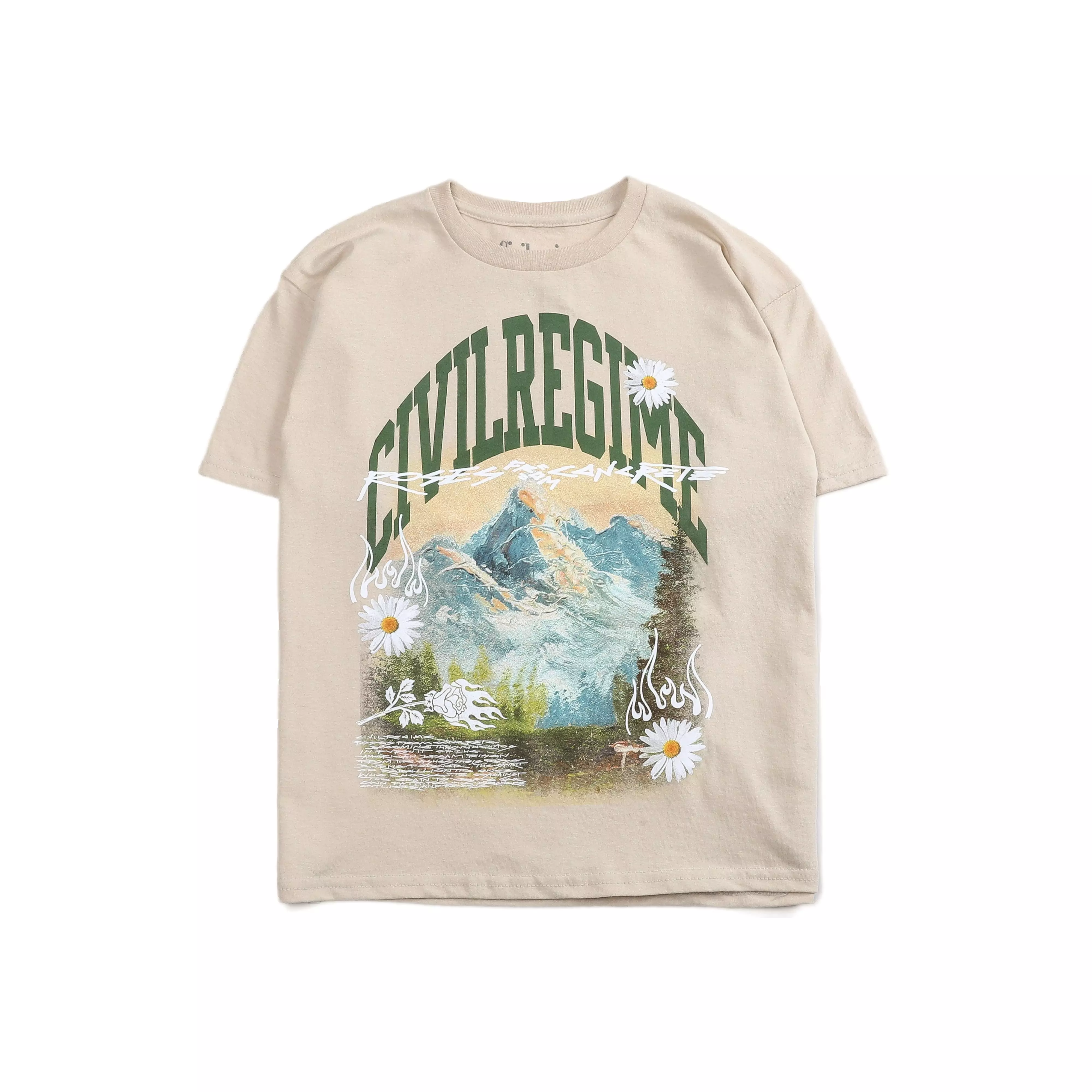 Civil Regime Big Boys' New Heights Tee - CREAM