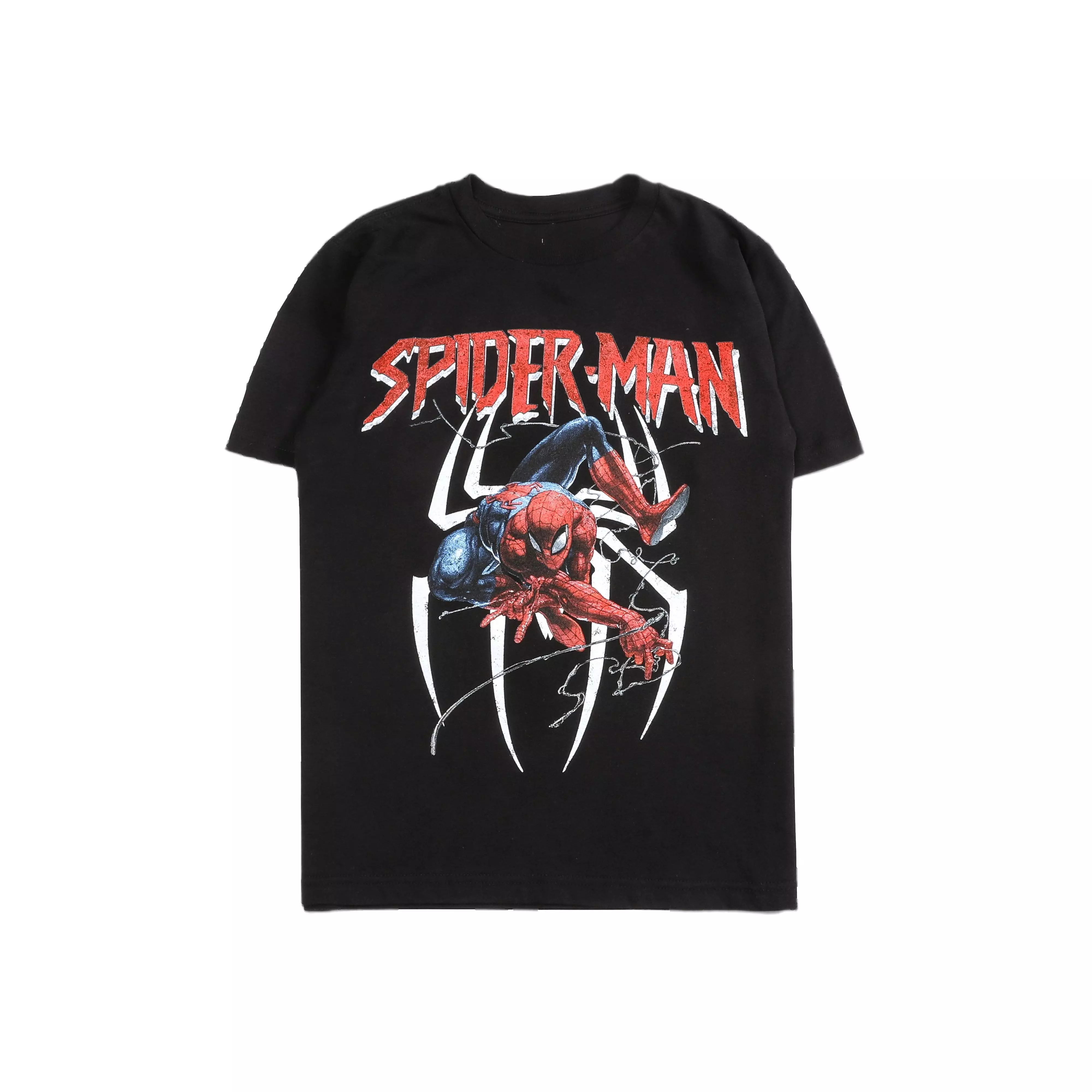 Civil Regime Big Boys' Civil Spiderman Webs Tee - BLACK