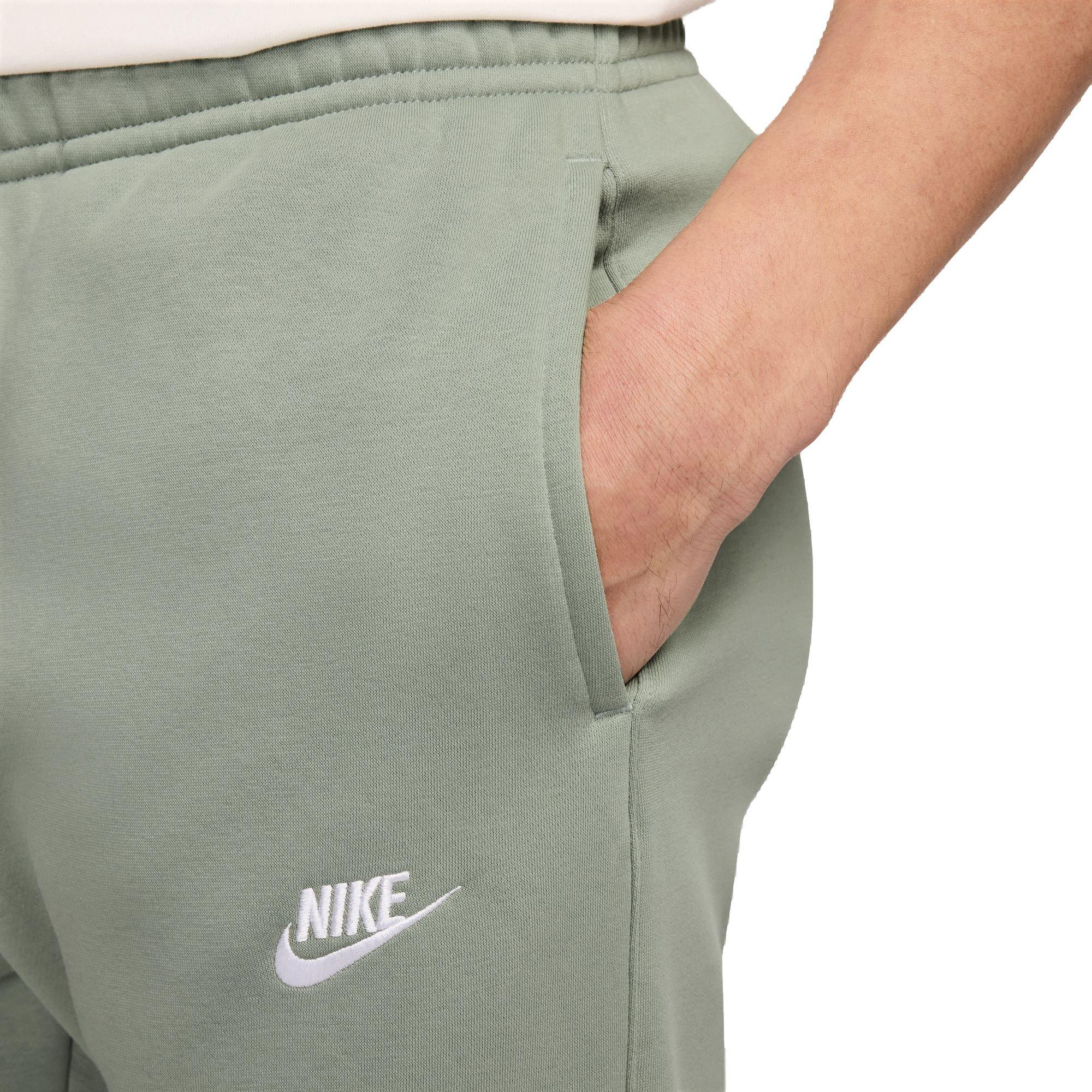 Nike Men's Sportswear Club Classic Fleece Joggers - Jade - JADE Thumbnail View 3
