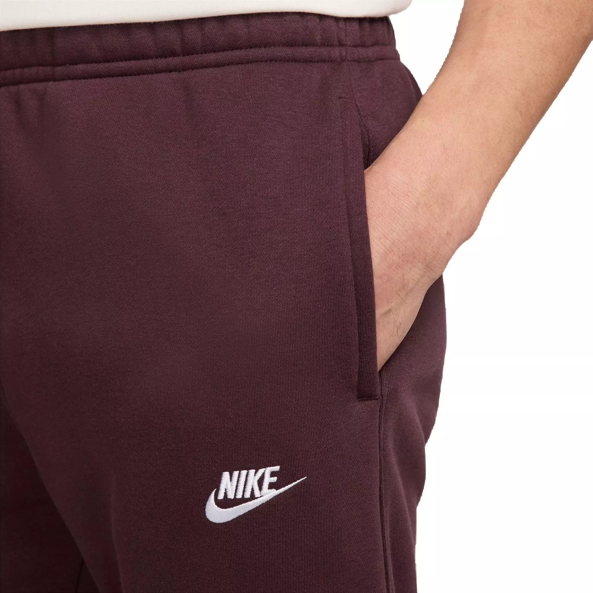 Nike Men's Sportswear Club Jogger - Burgundy - BURGUNDY