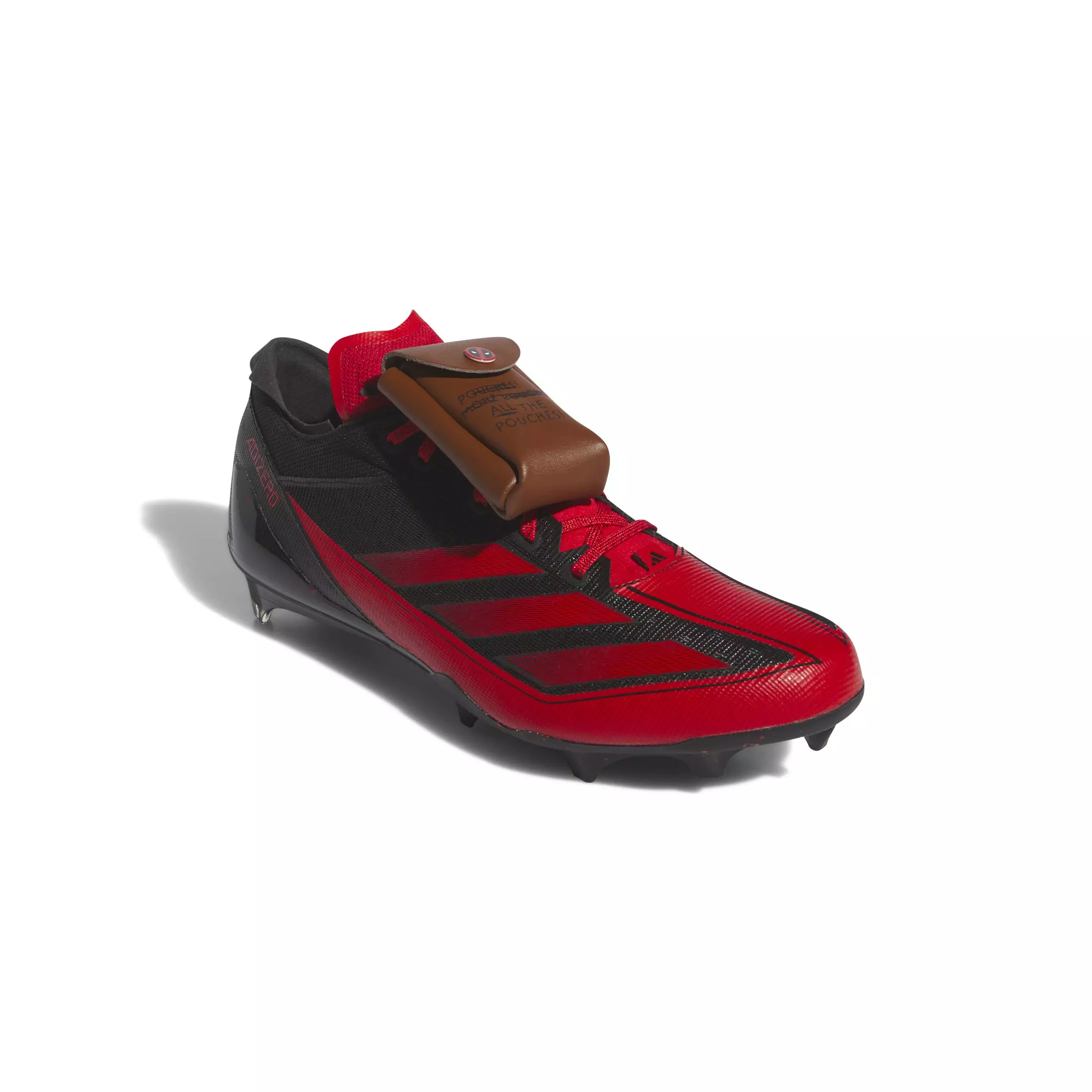 adidas Adizero Electric "Deadpool" Men's Football Cleat - BLACK/RED