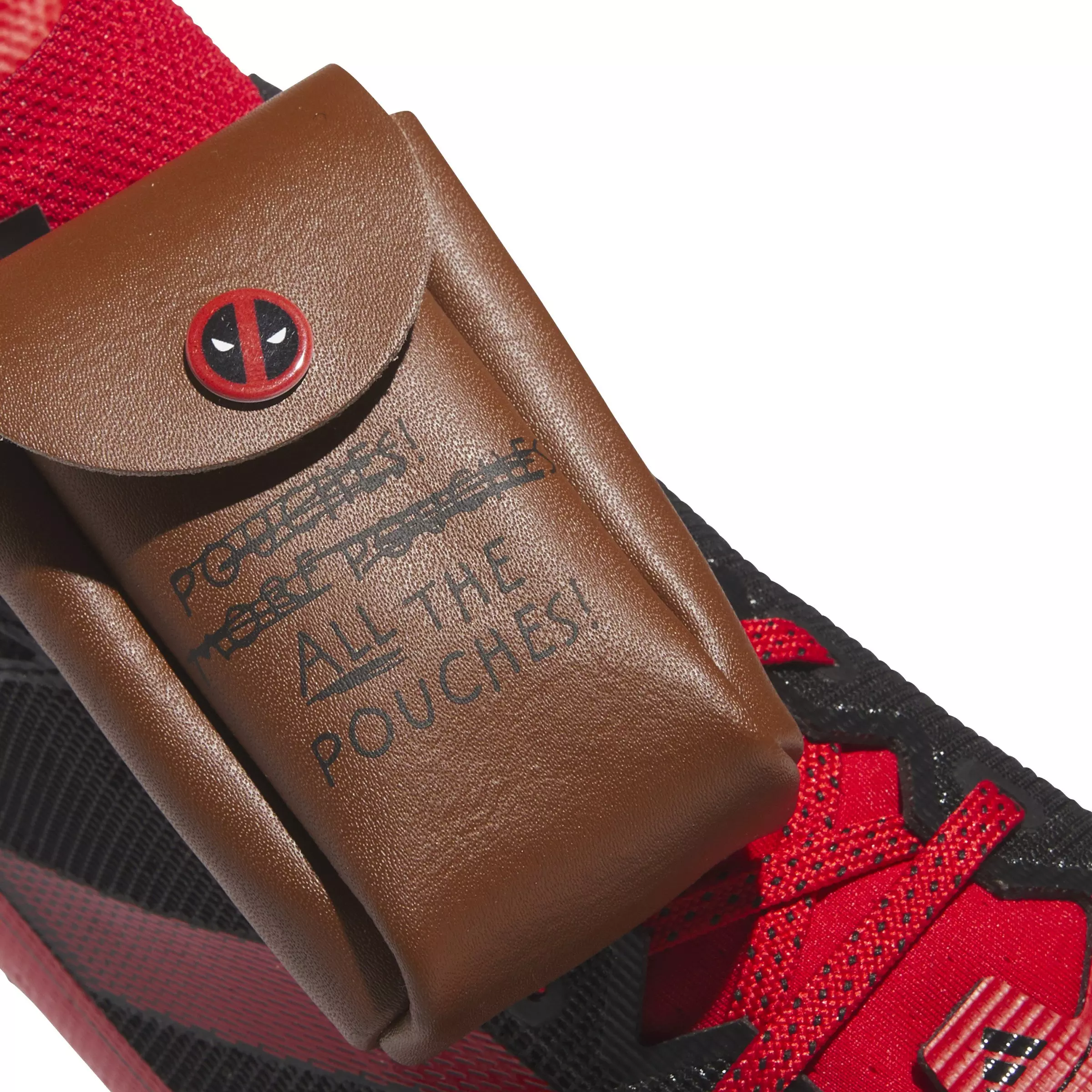 adidas Adizero Electric "Deadpool" Men's Football Cleat - BLACK/RED