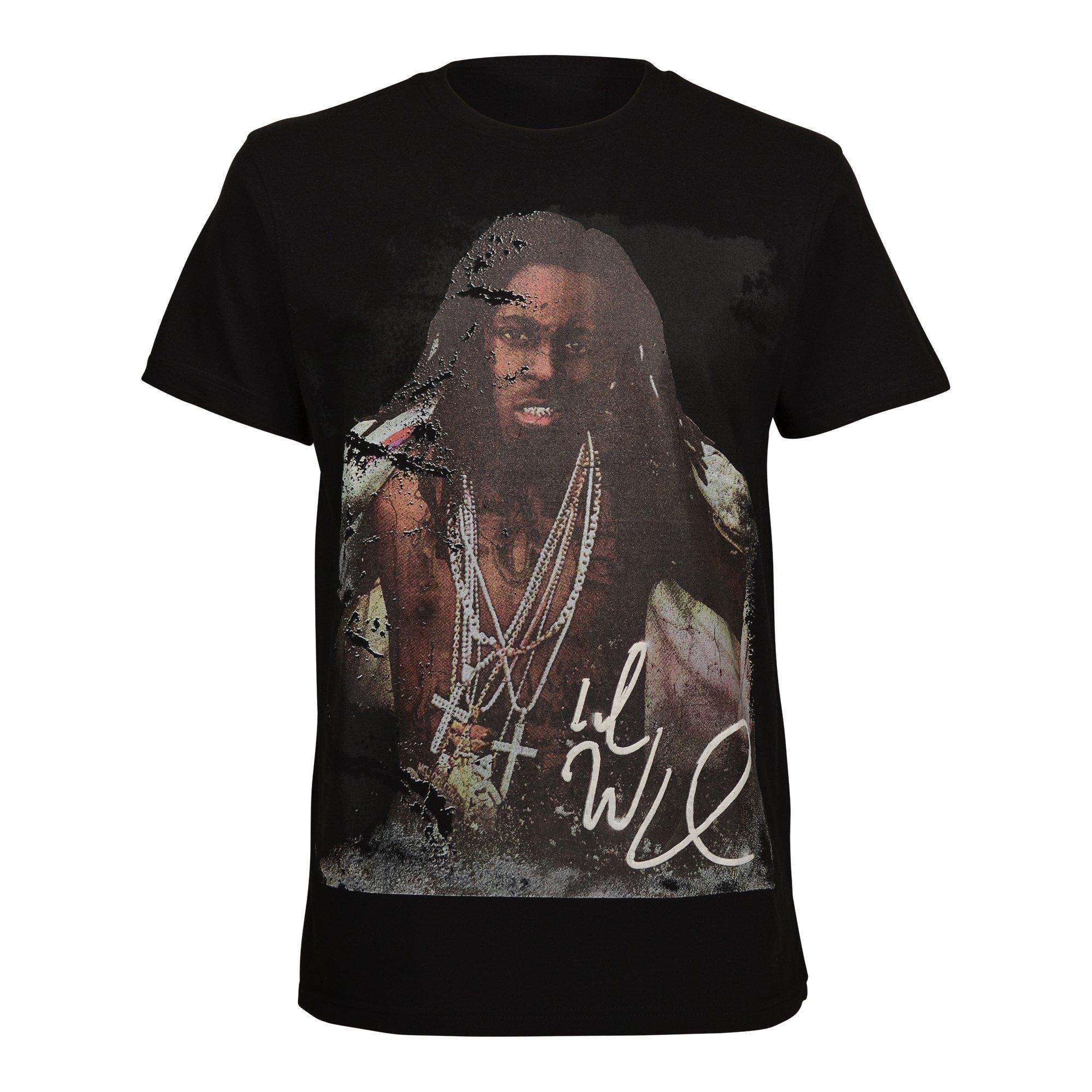 Reason Men's Lil Wayne Portrait Tee - BLACK Thumbnail View 1