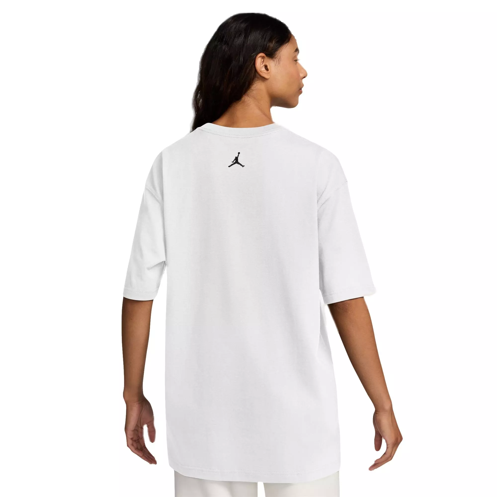 Jordan Women's Floral Graphic Tee - White/Bordeaux - WHITE/BURGUNDY