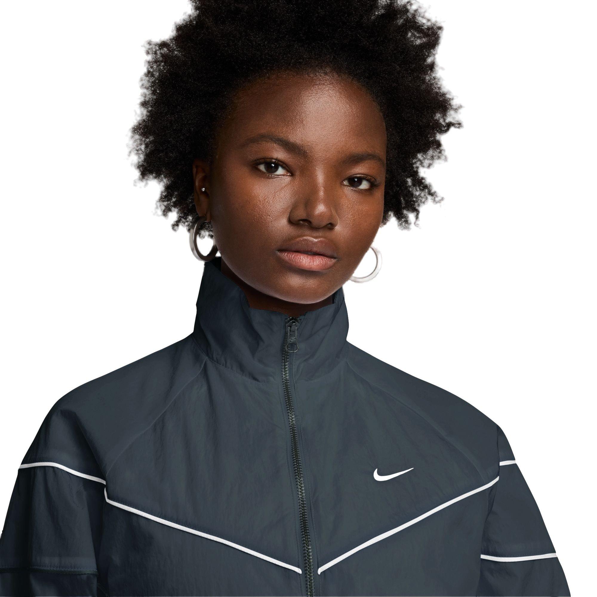 Nike Women's Windrunner UV Protection Woven Full-Zip Jacket - NAVY Thumbnail View 3