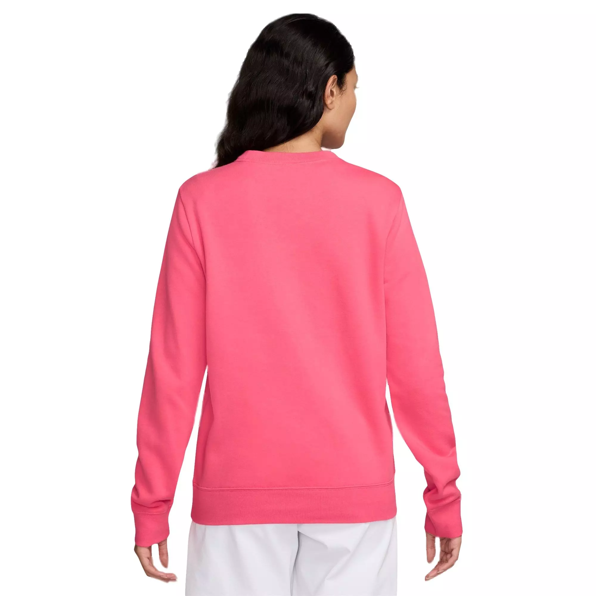 Nike Women's Club Fleece Crew - Aster Pink - PINK
