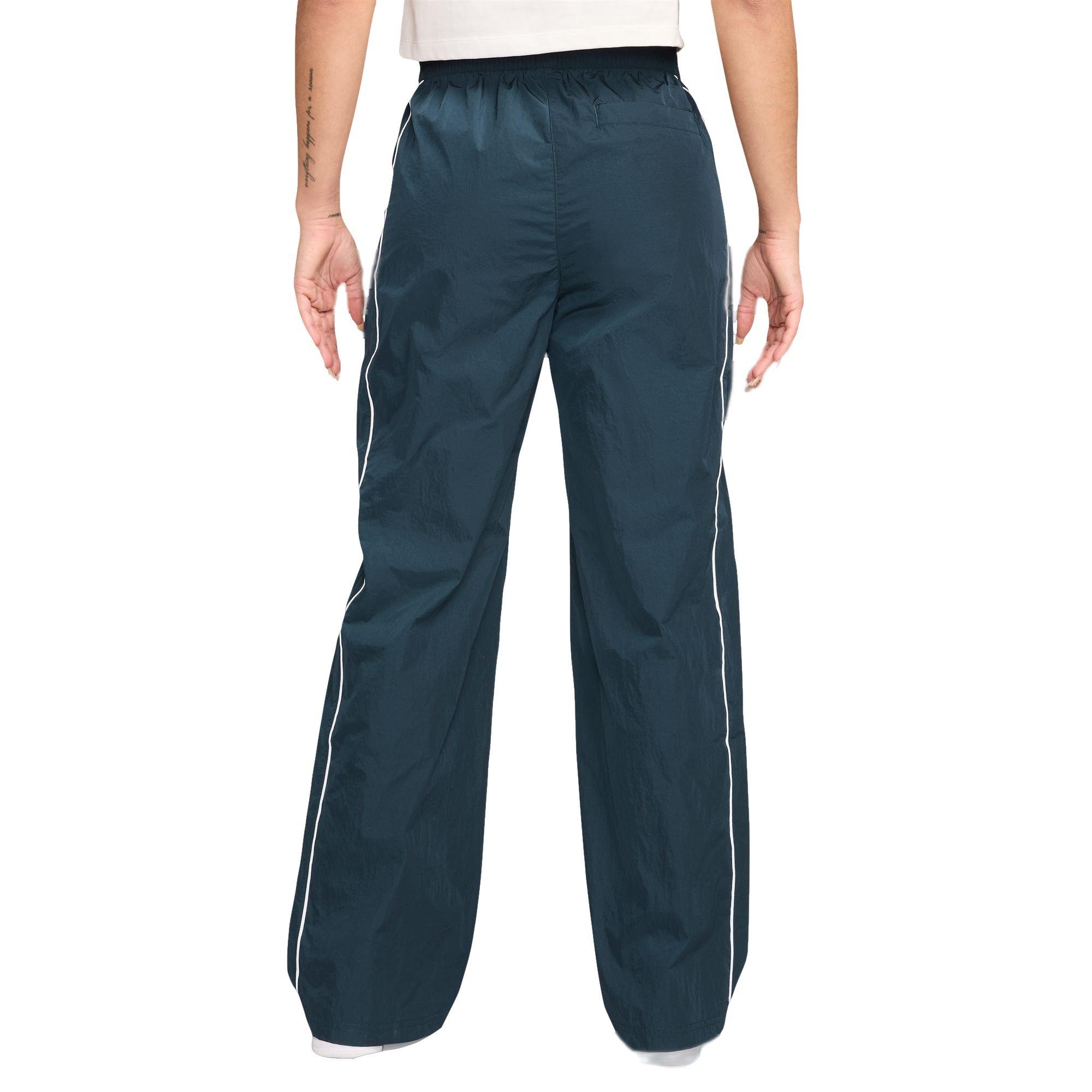 Nike Women's High-Rise Woven Pants - Armory Navy - NAVY Thumbnail View 2