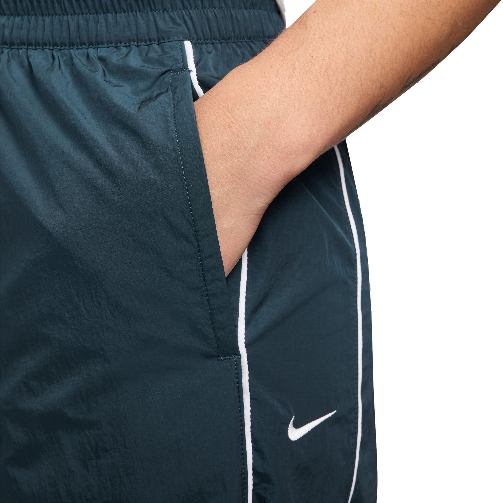 Nike Women's High-Rise Woven Pants - Armory Navy - NAVY Thumbnail View 4