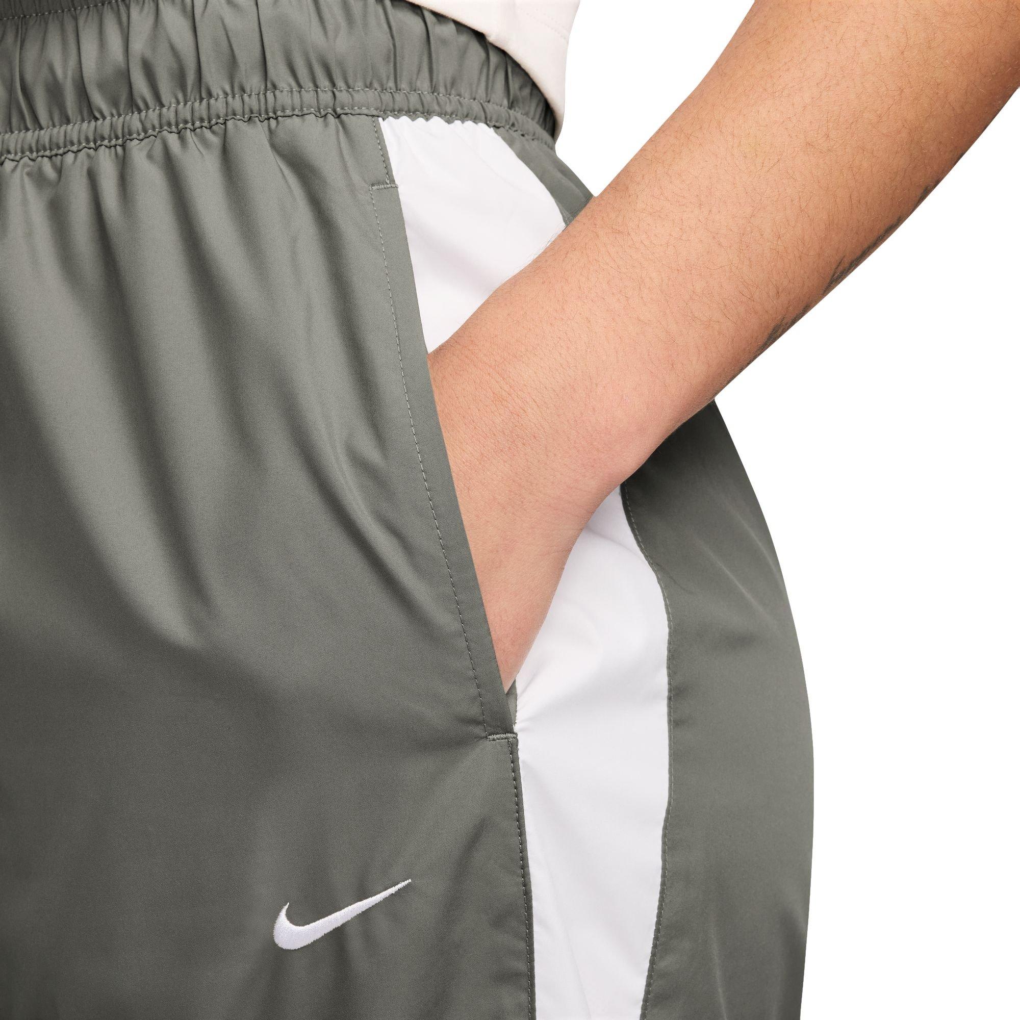 Nike Women's Essential Woven Mid-Rise Joggers - Light Army - GREEN Thumbnail View 3