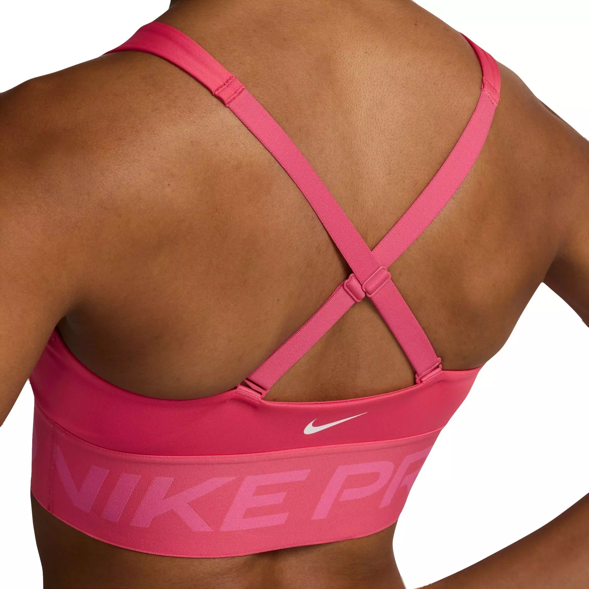 Nike Women's Pro Indy Plunge Sports Bra - PINK