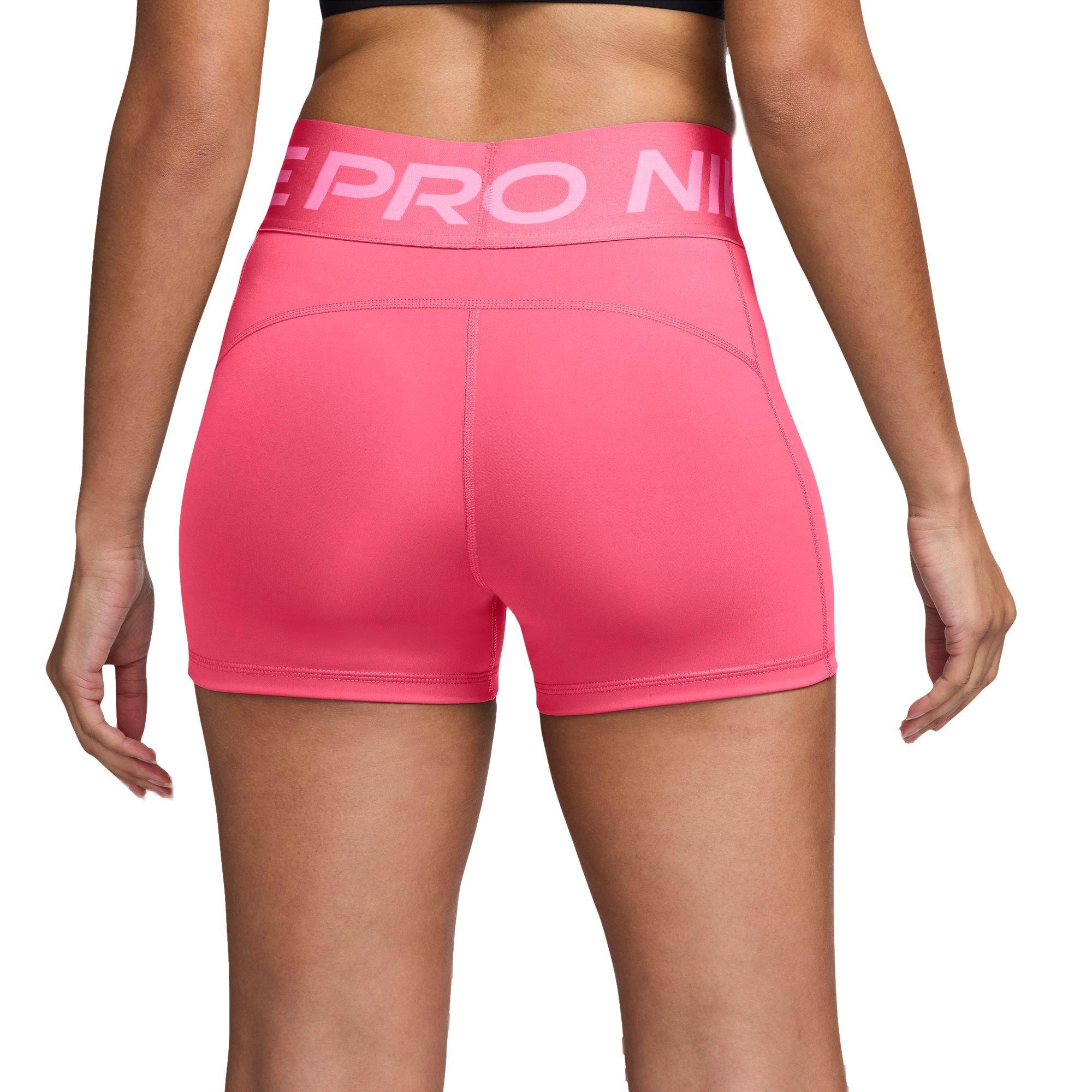 Nike Women's Pro Sculpt High-Waisted 3" Bike Shorts - PINK Thumbnail View 2