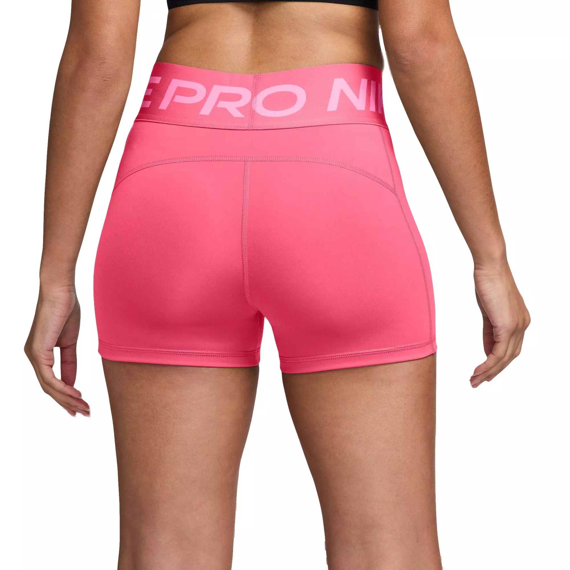 Nike Women's Pro Sculpt High-Waisted 3" Bike Shorts - PINK