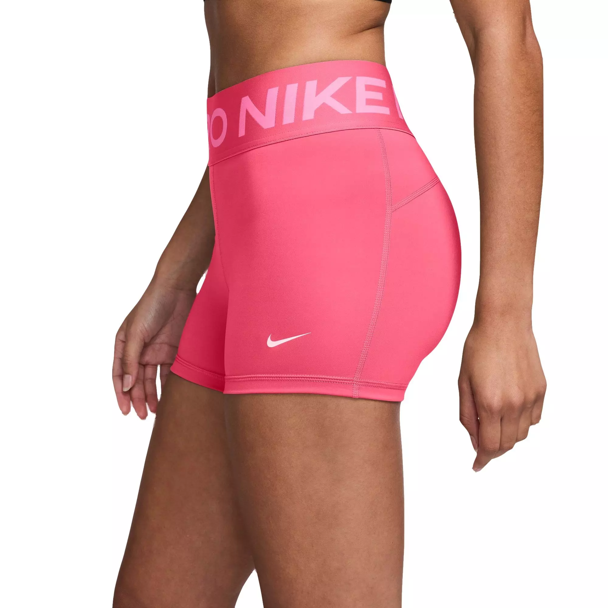 Nike Women's Pro Sculpt High-Waisted 3" Bike Shorts - PINK
