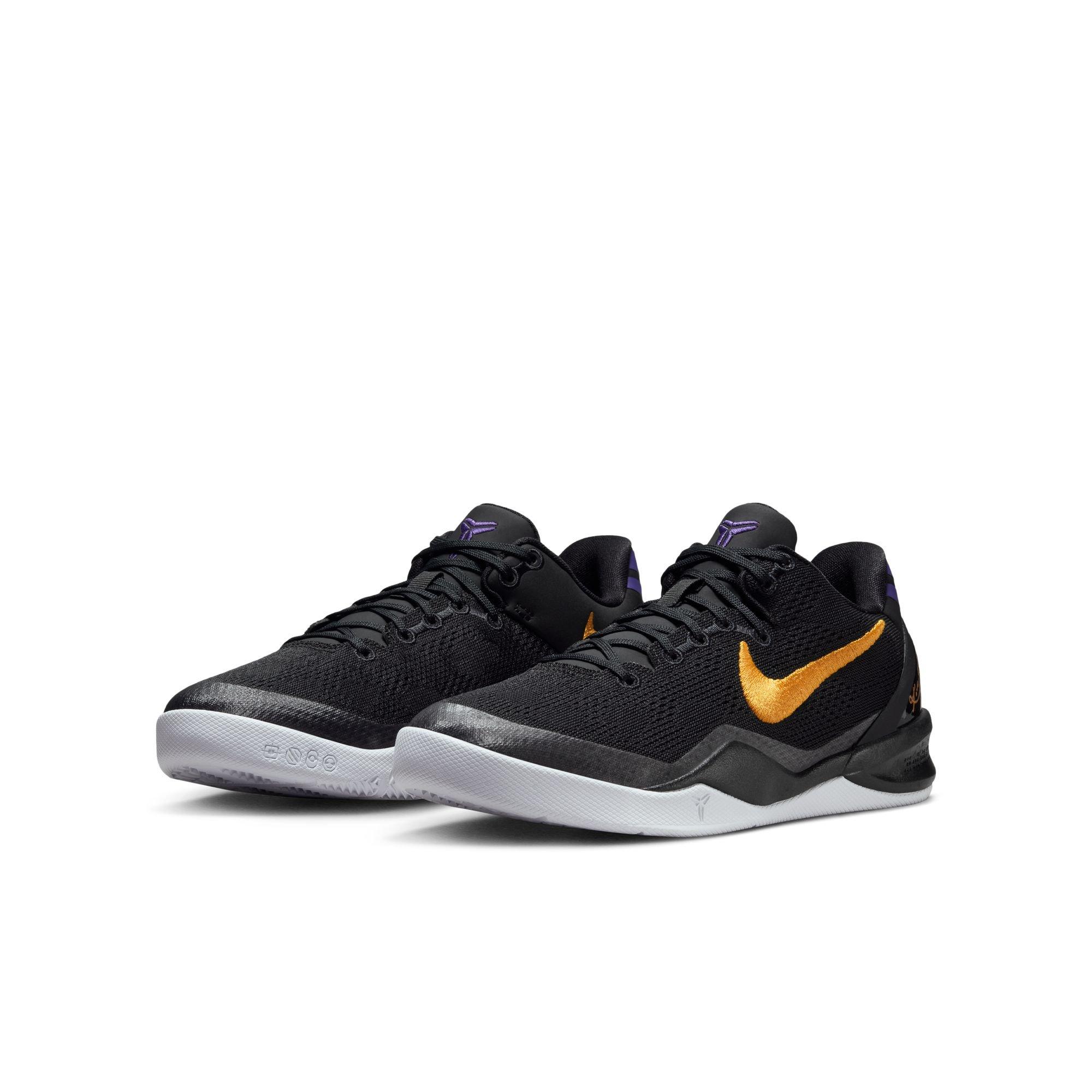 Nike Kobe 8 "Lakers Away" Grade School Kids' Basketball Shoe