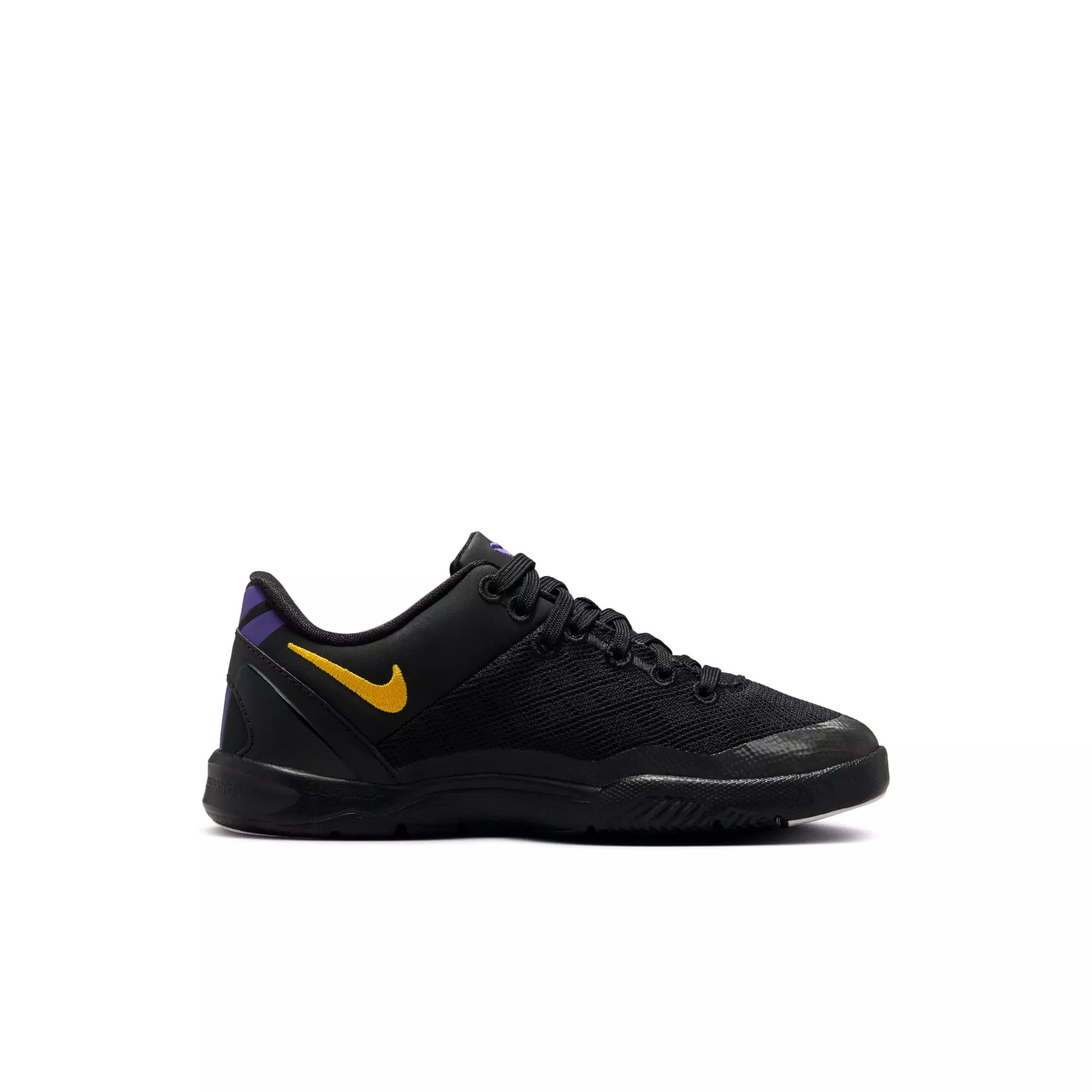 Nike Kobe 8 "Lakers Away" Preschool Kids' Basketball Shoe - BLACK/UNIVERSITY GOLD/COURT PURPLE