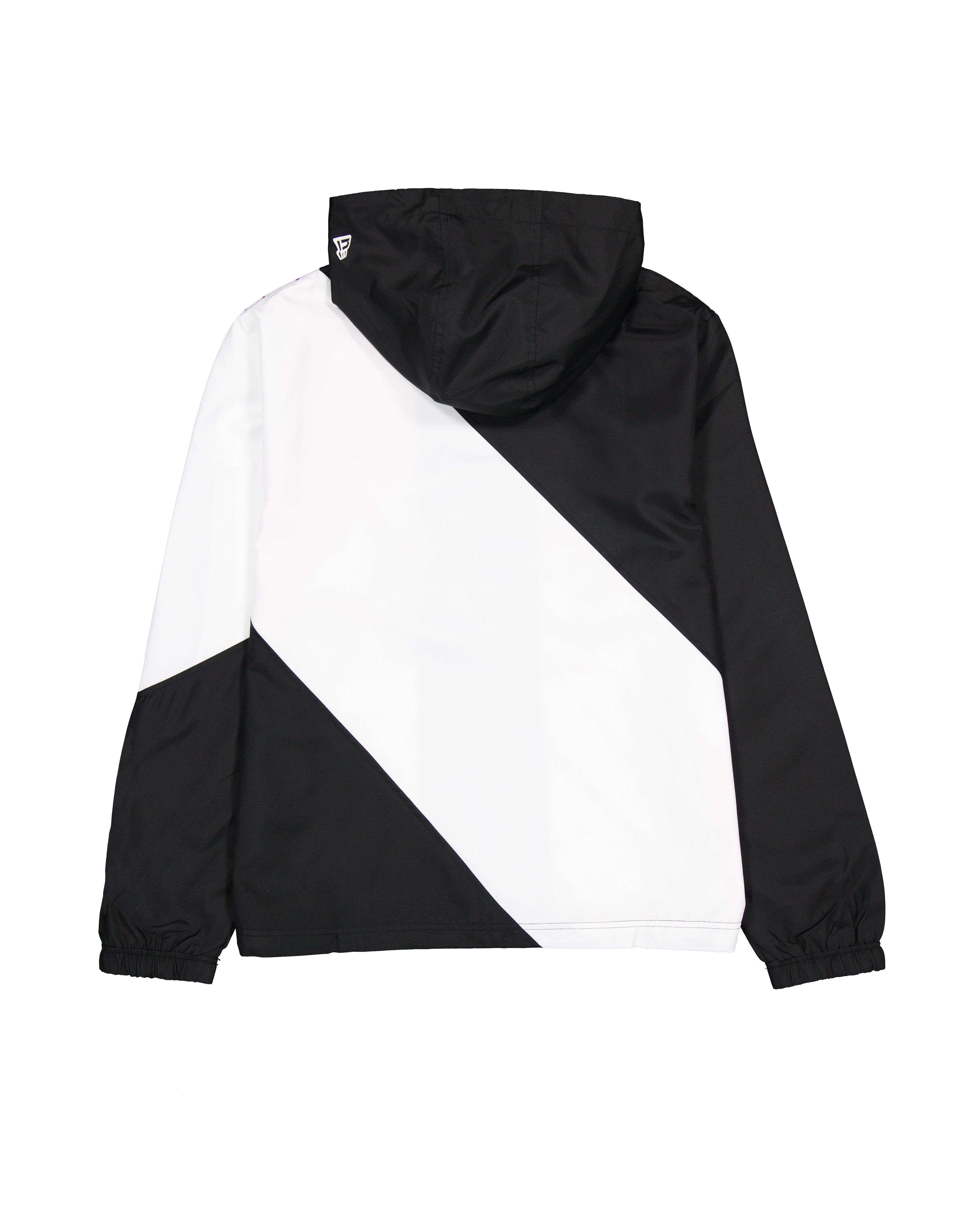 New Era Chicago Bulls Windbreaker Jacket - Black/Red - BLACK/RED Thumbnail View 2