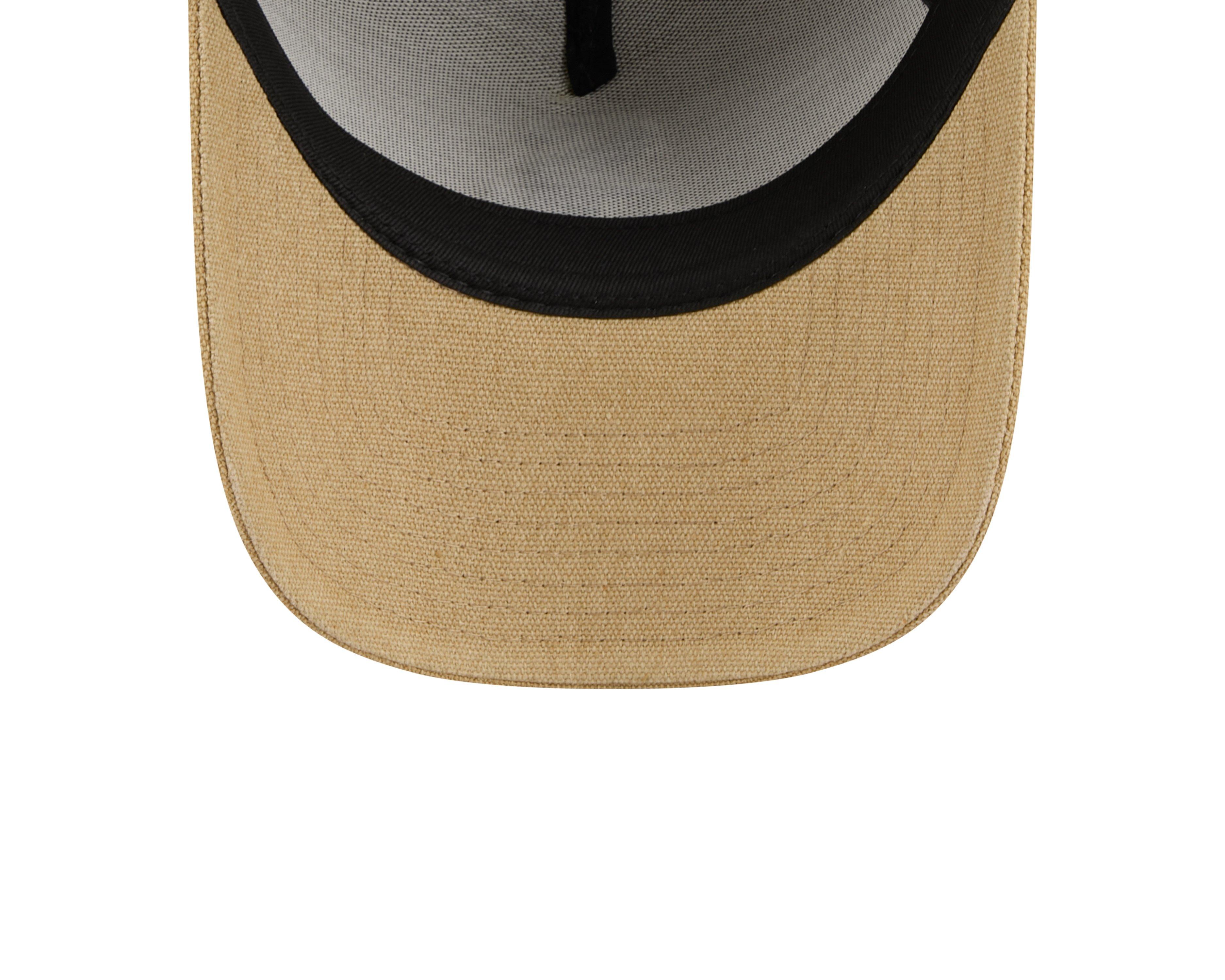 New Era White Sox 9FORTY Essential Denim Snapback Hat - Tan - TAN Thumbnail View 4