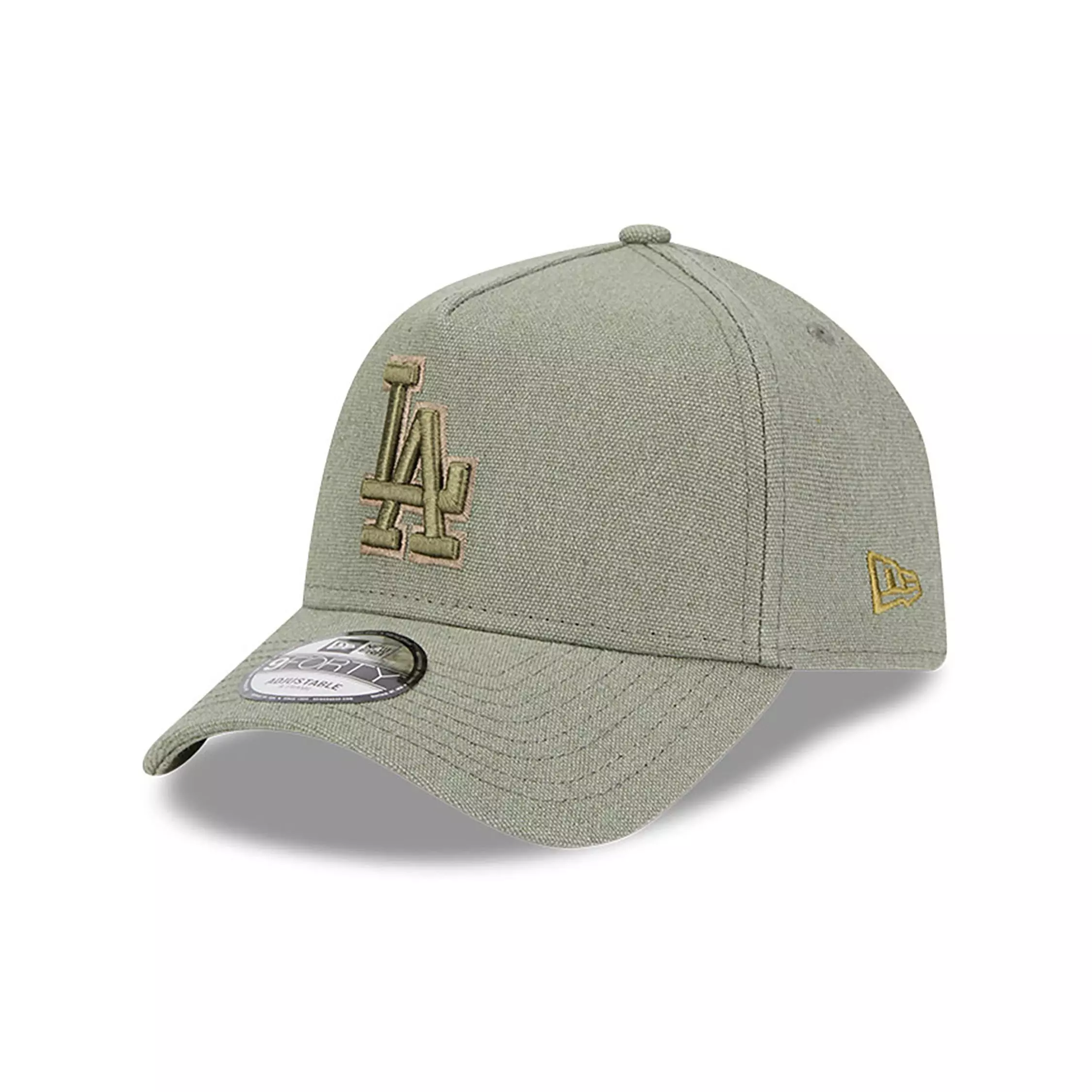 New Era Los Angeles Dodgers 9FORTY Essential Denim Snapback-Green - GREEN
